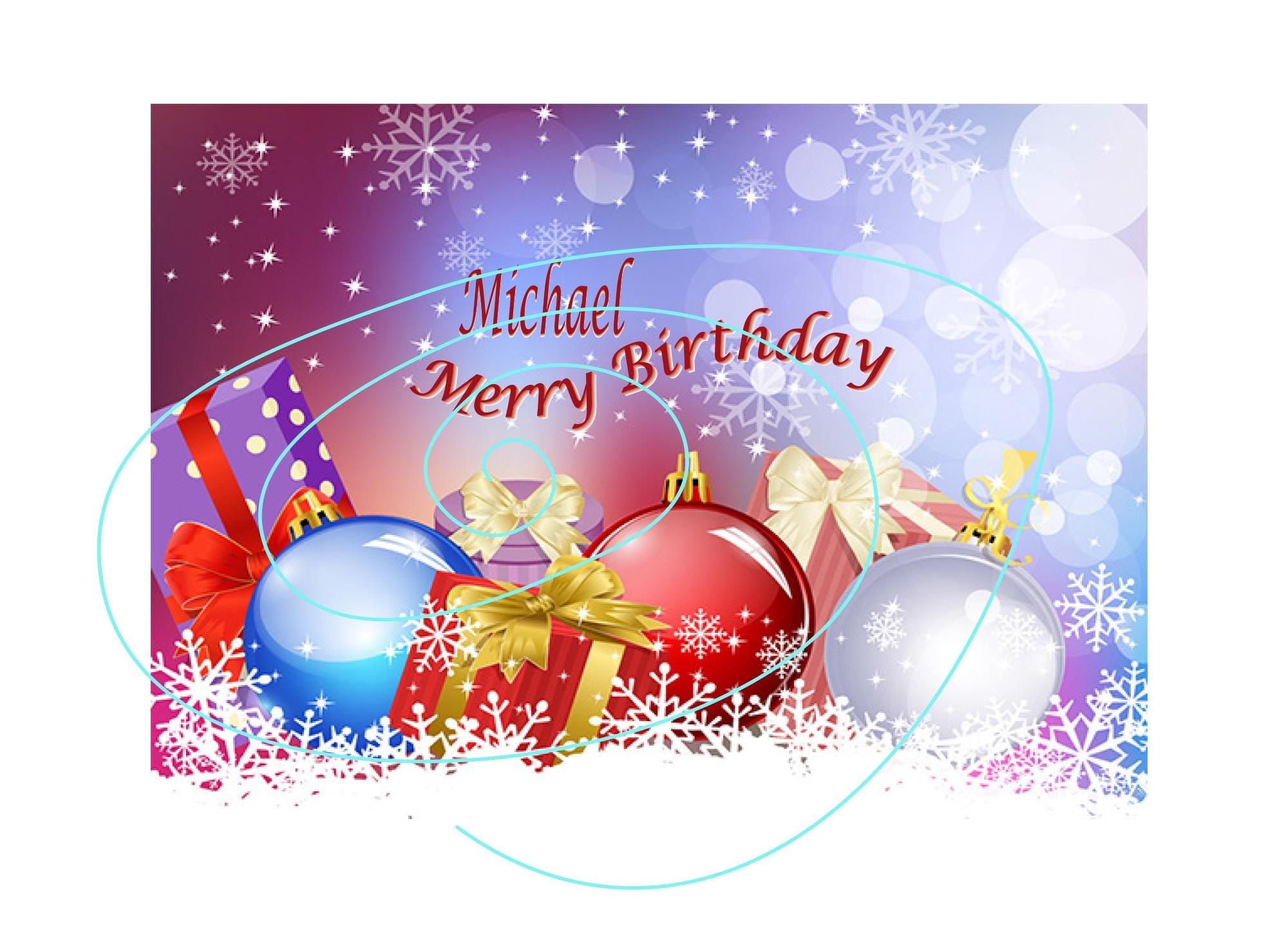 Merry Birthday Card: You Were Born Too Close to Christmas - Funny Greeting