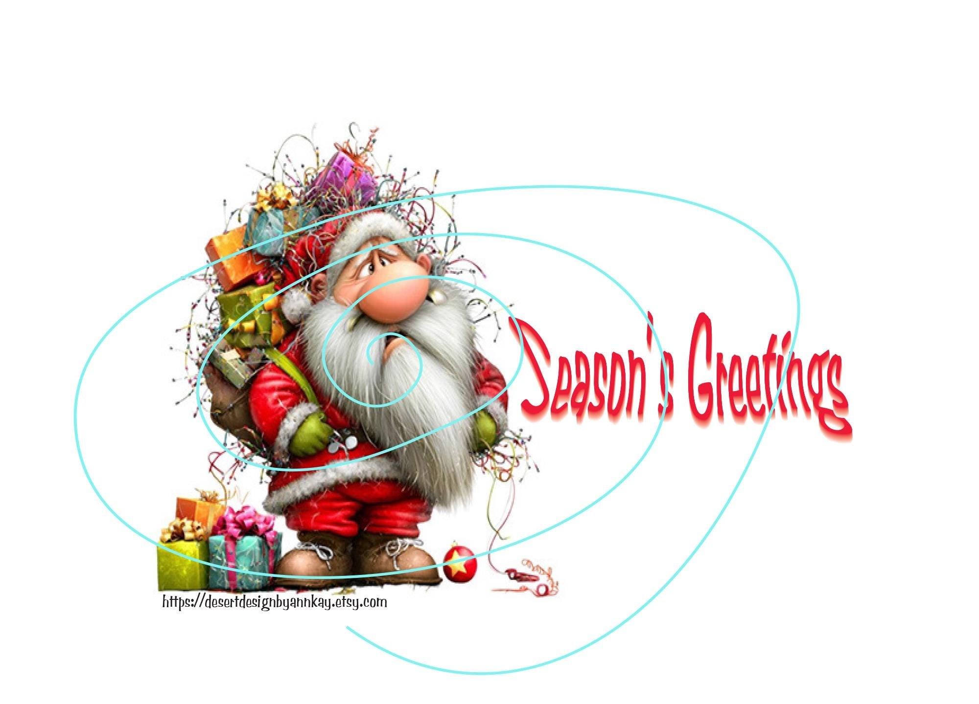 Santa Digital Stationery - Create Unlimited Christmas Cards Today!