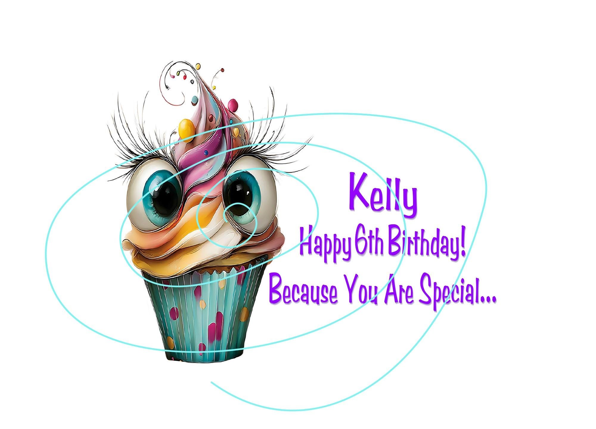 Child’s Birthday Card - Celebrate Any Age - You’re Special! Personalized