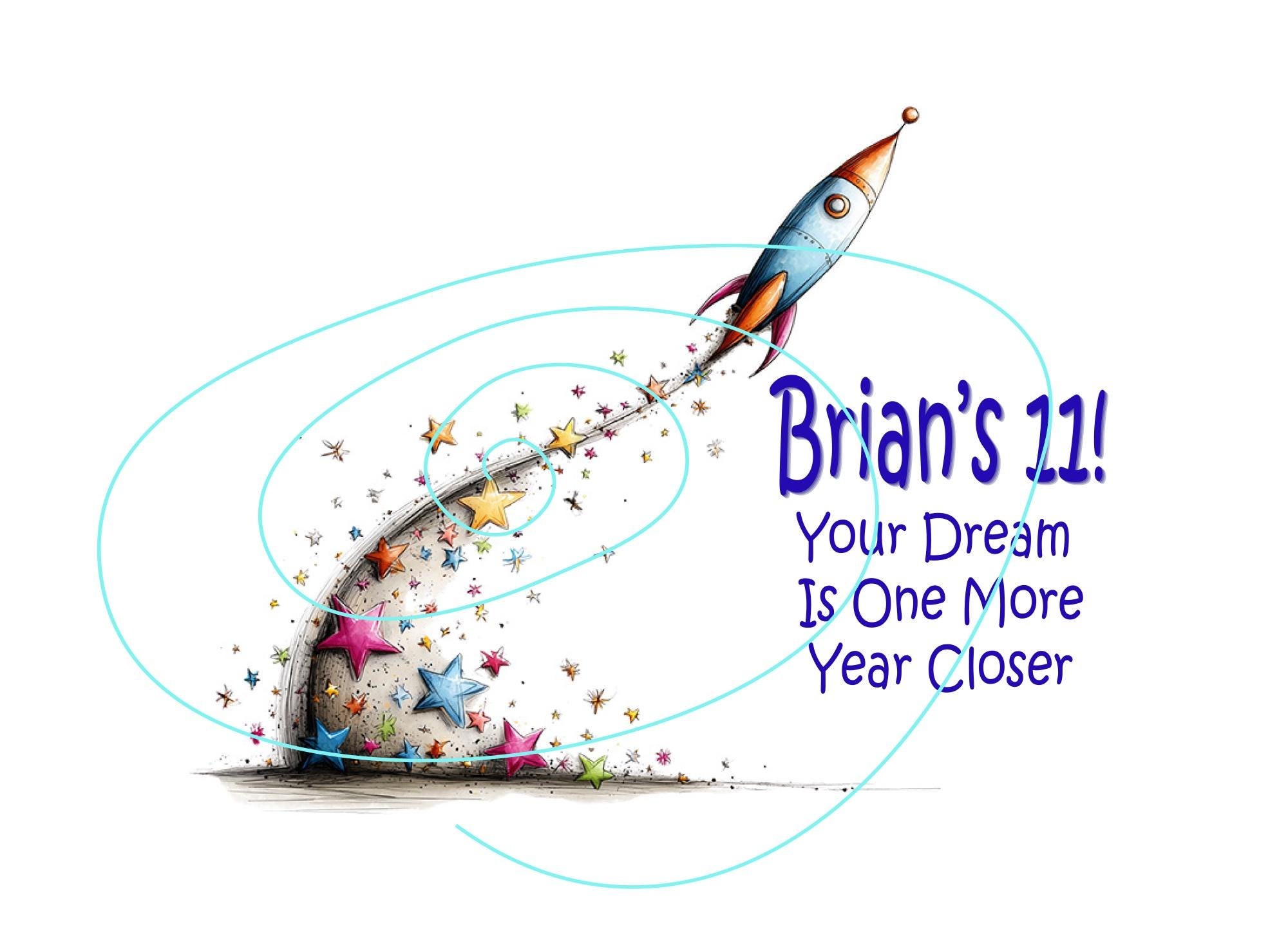Birthday Card-Astronaut-Themed Birthday Card for Boys - Celebrate Another Year of Dreams!