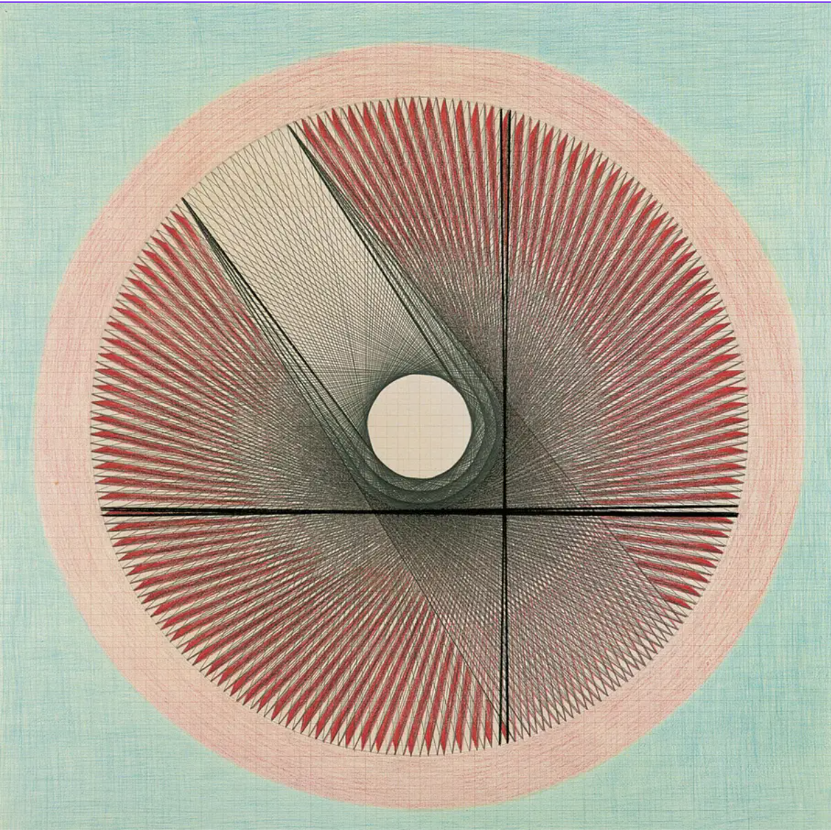 Abstract geometric artwork