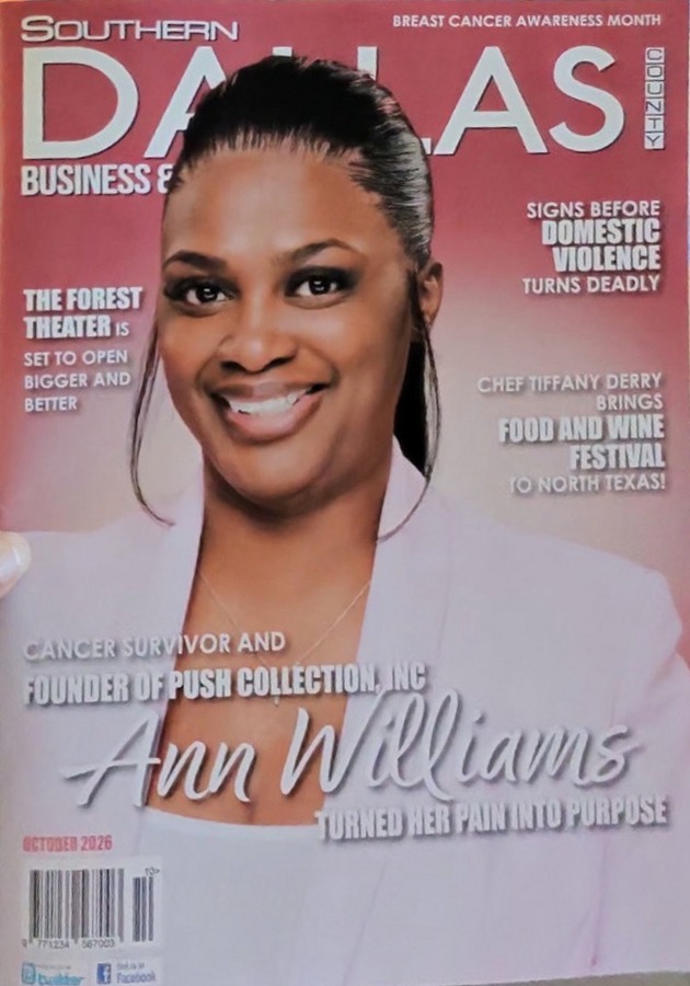 Ann Williams on the October 2026 cover of Southern Dallas Magazine