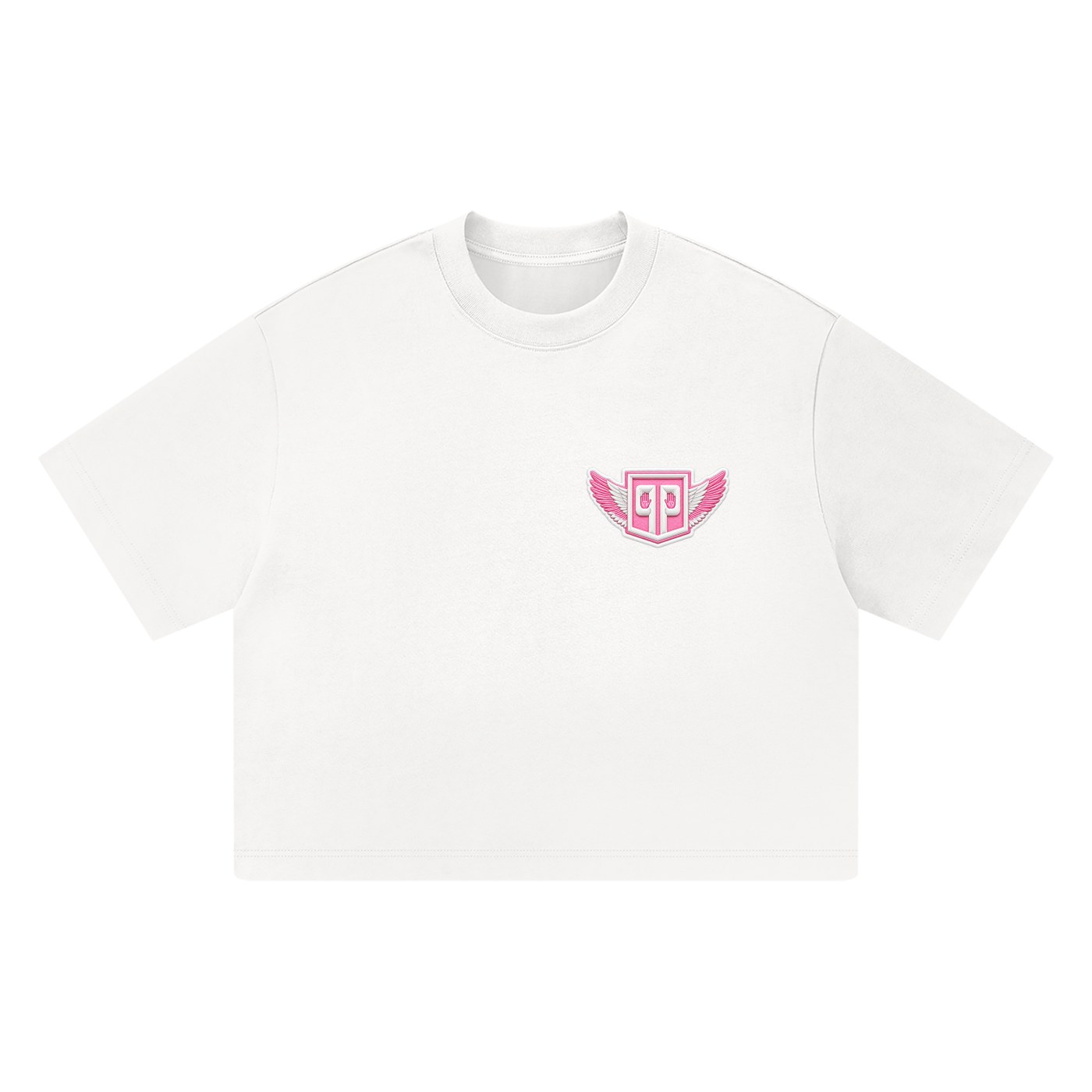 PUSH statement tee for a breast cancer awareness resource table