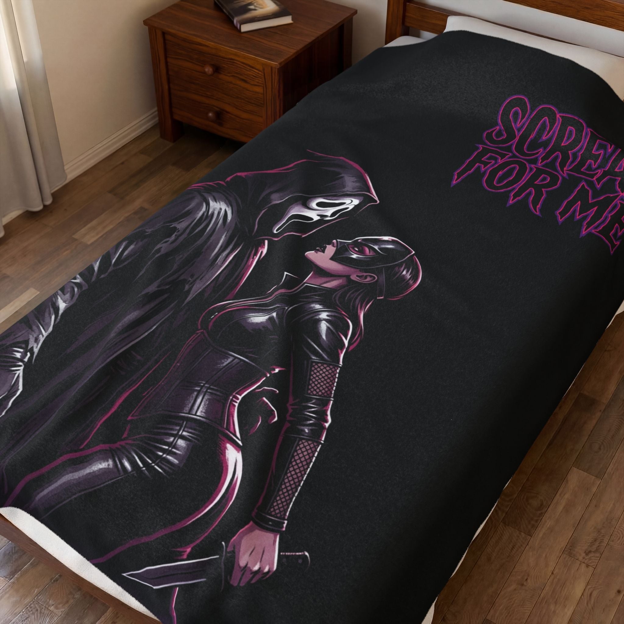 Scream For Me velveteen blanket