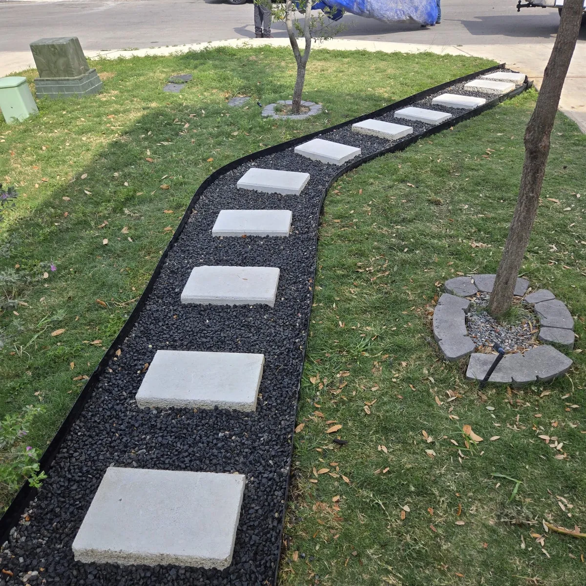 Completed exterior curb appeal improvement