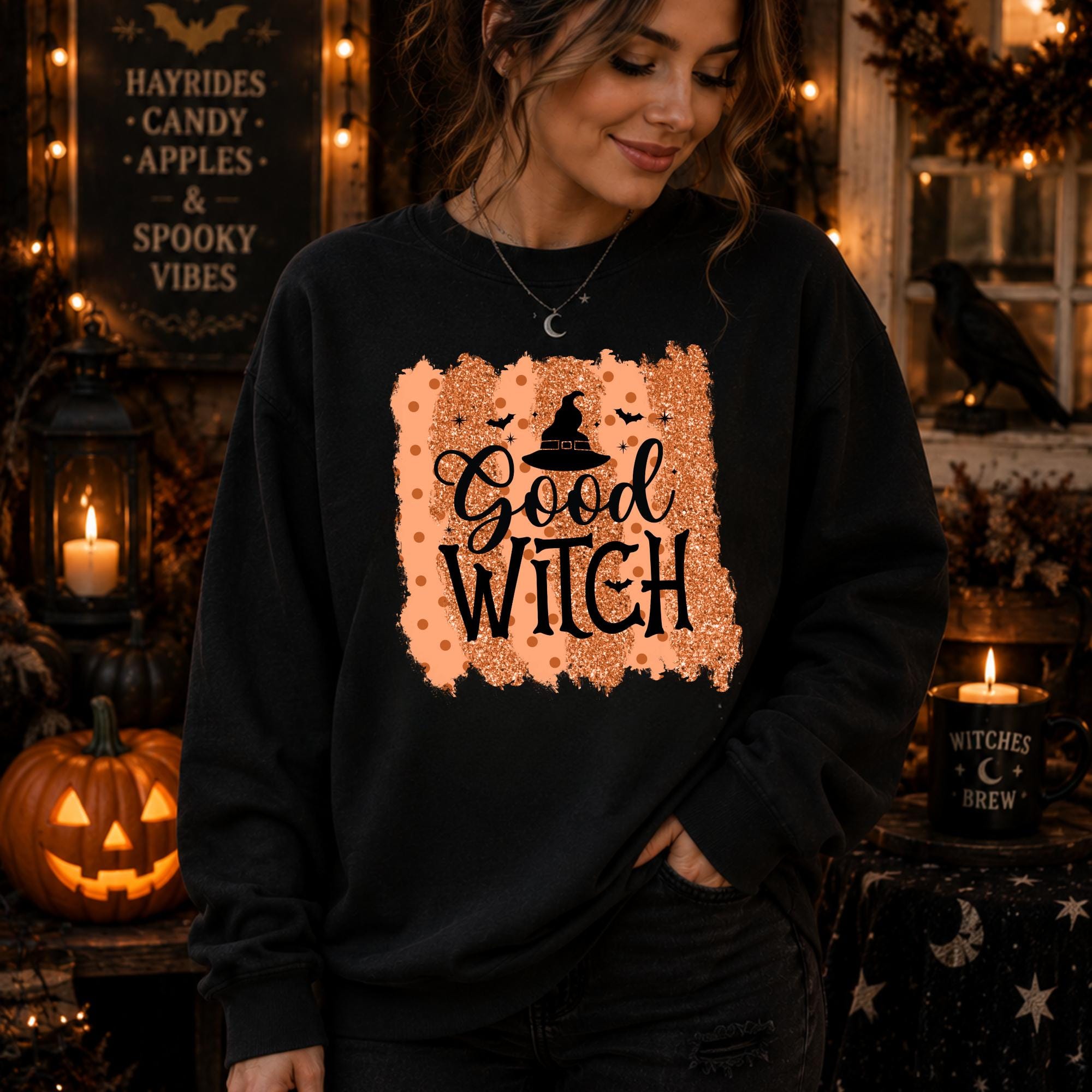 Good Witch Halloween Sweatshirt
