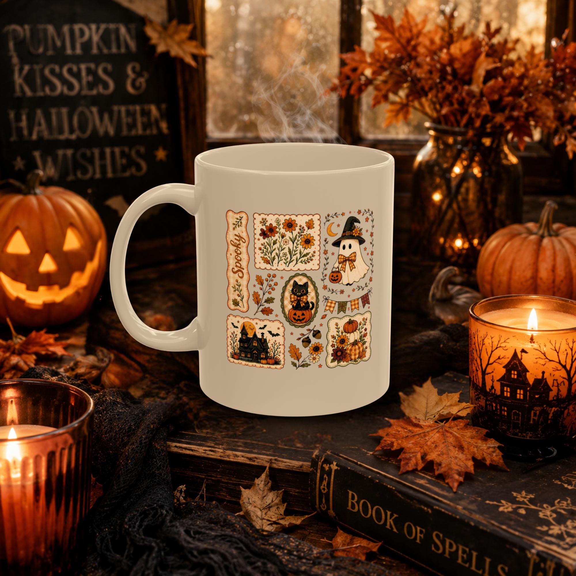 Spooky Halloween ceramic mug