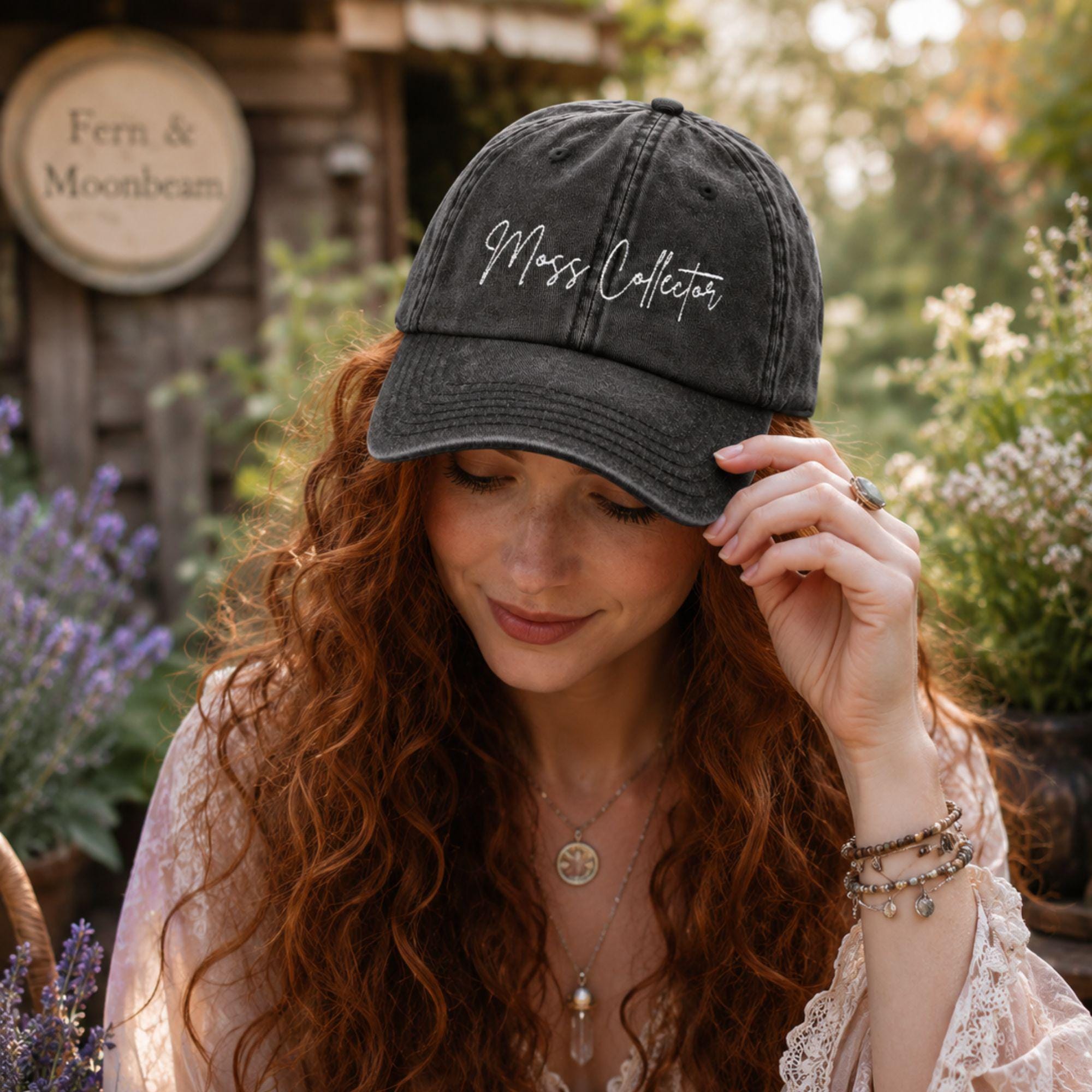 Moss Collector embroidered cap