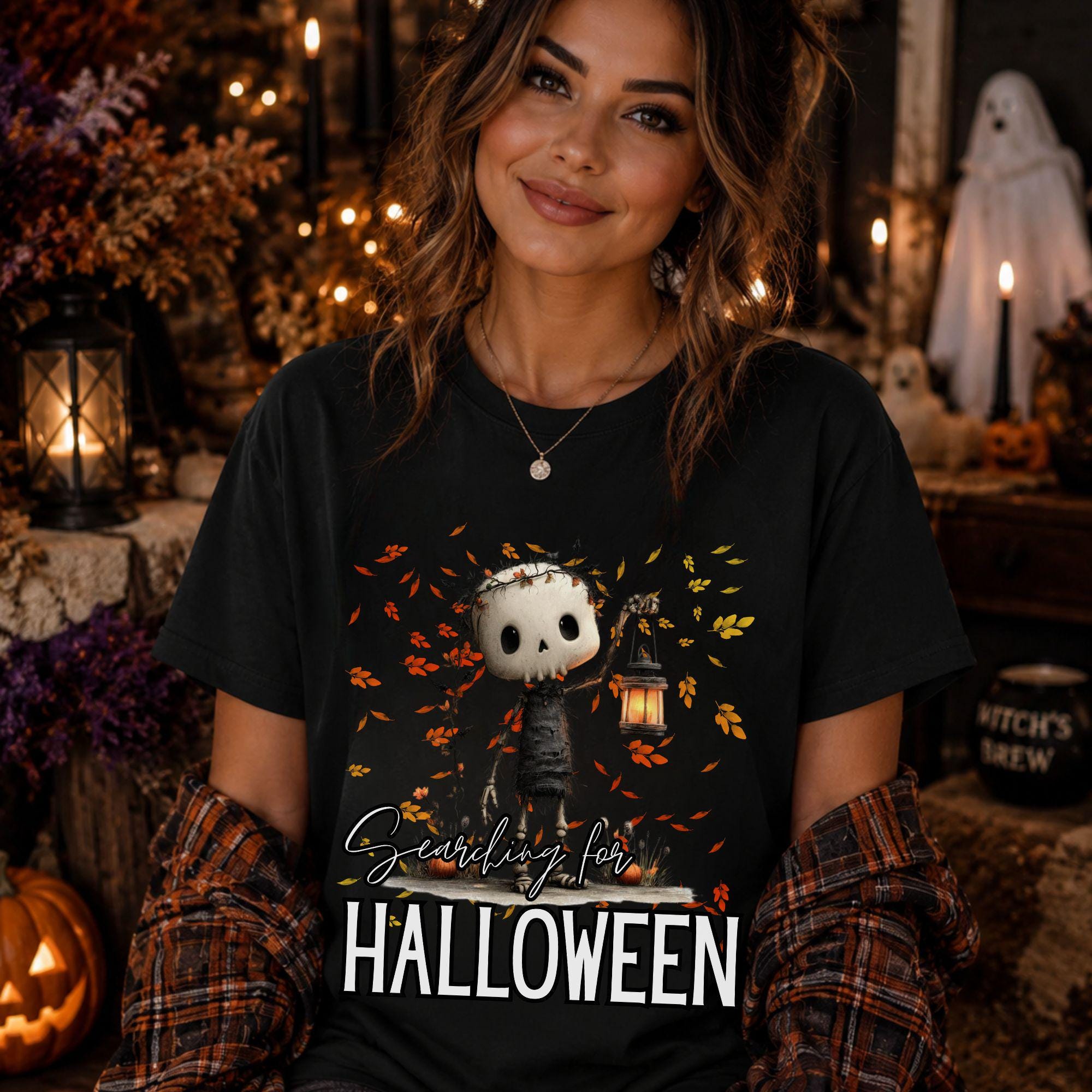 Skeleton Lantern Halloween Shirt