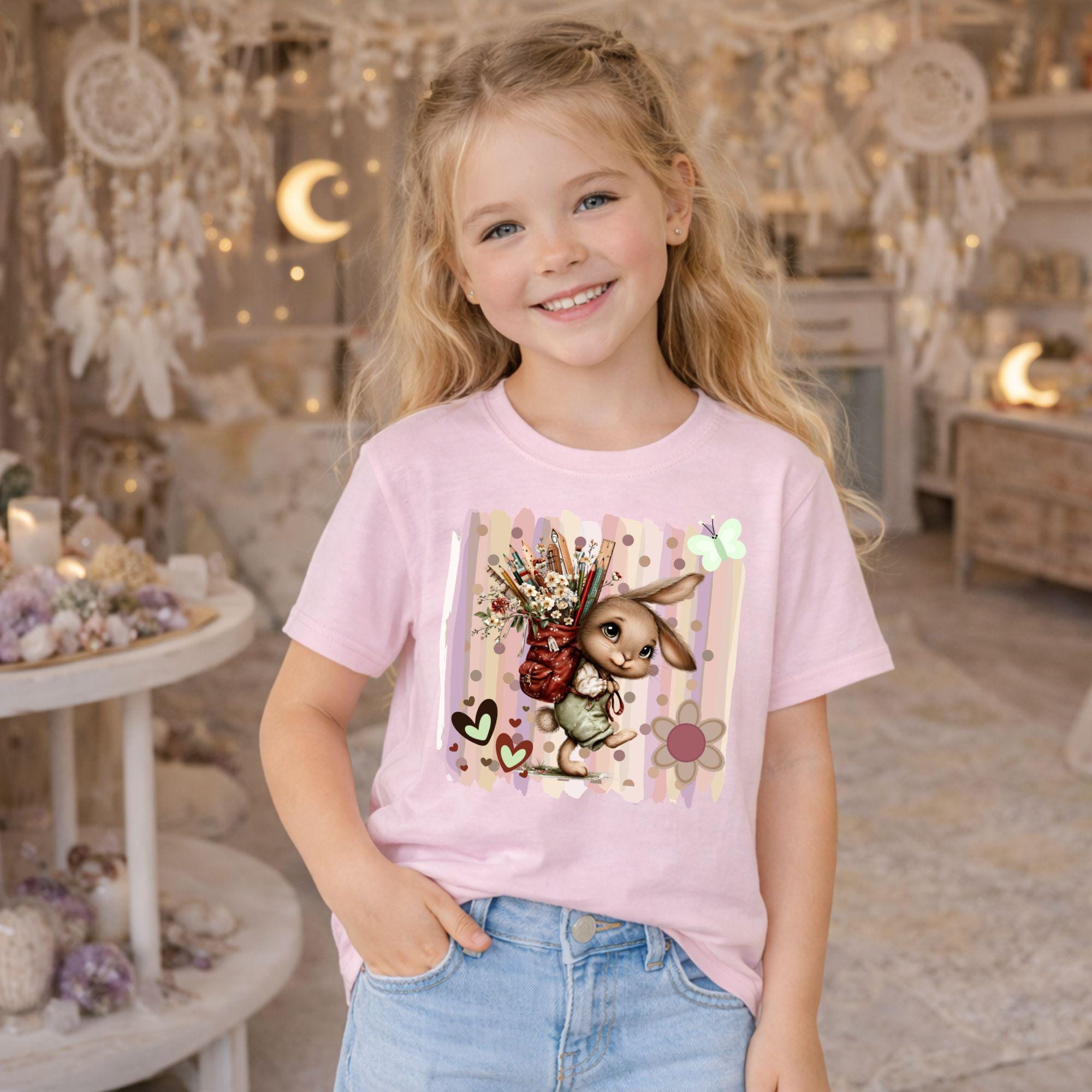 Bunny Back to School Youth T-Shirt