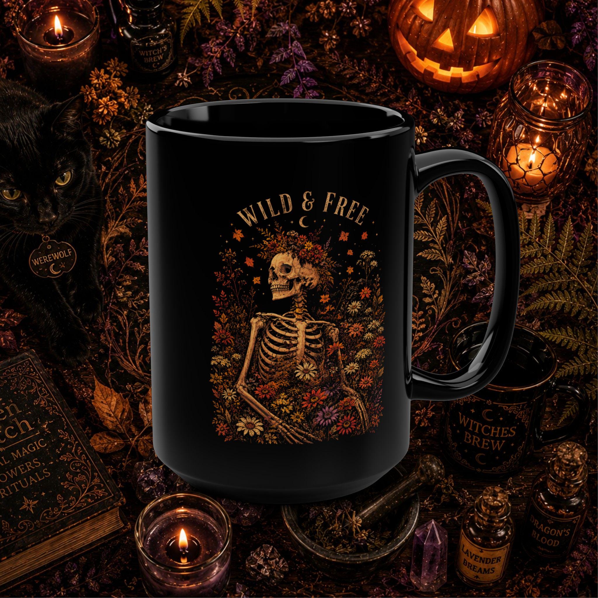 Wild & Free Skeleton Mug