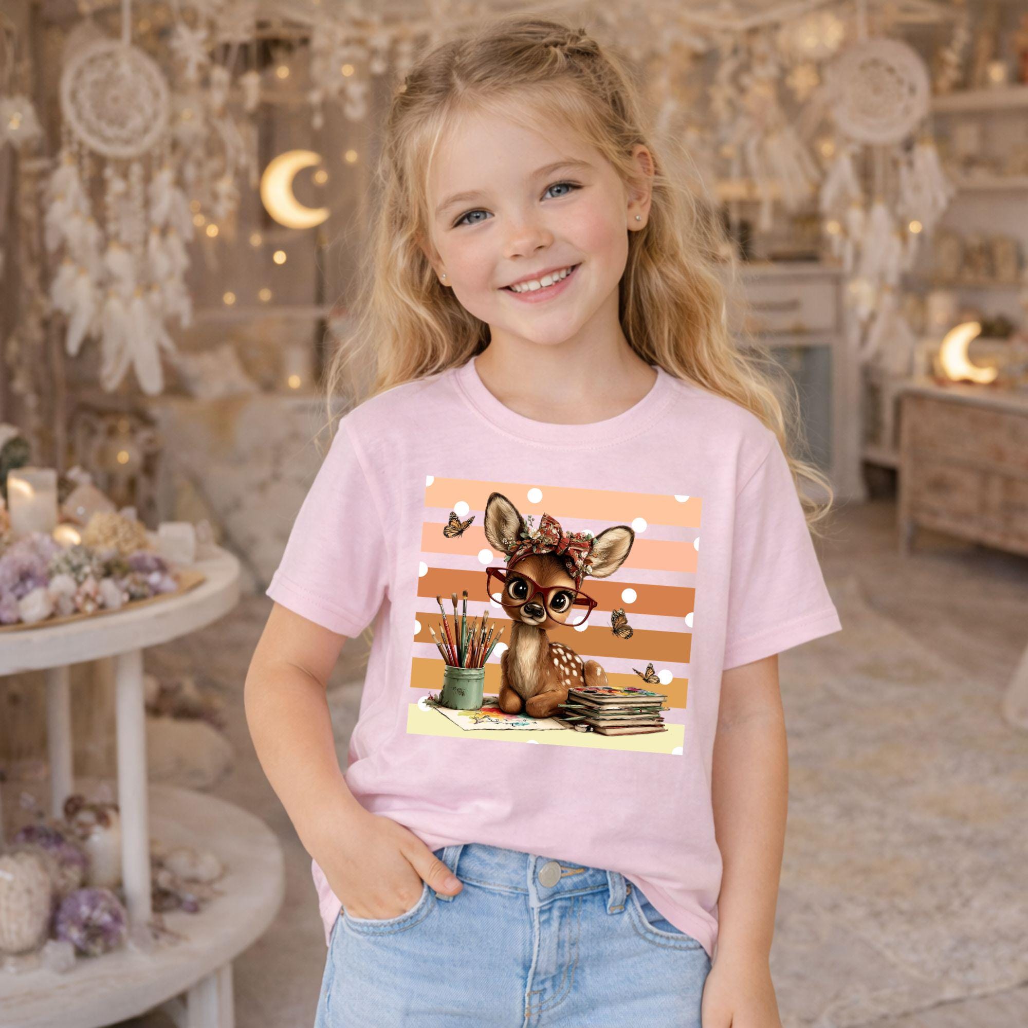 Baby Deer Artist Youth T-Shirt