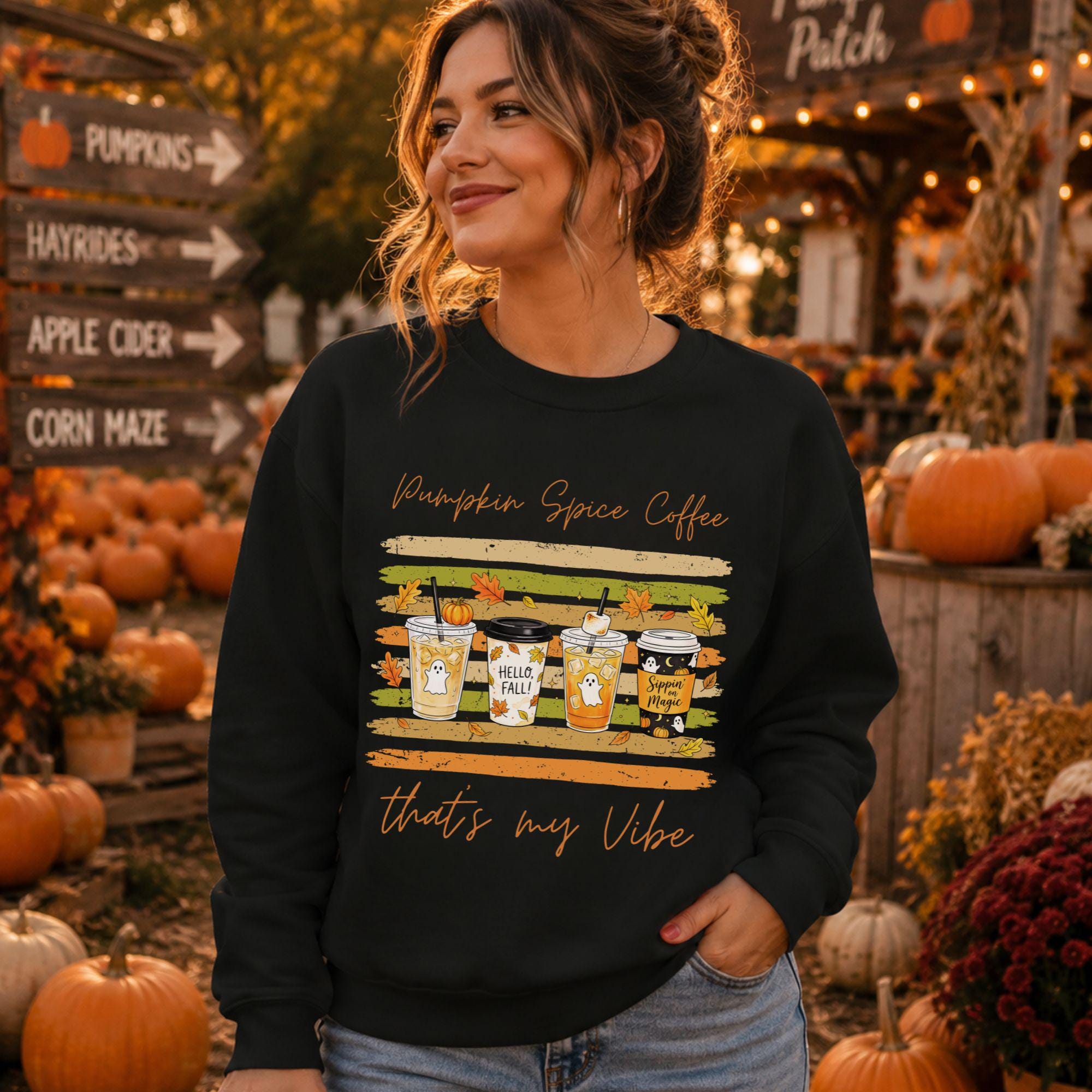 Pumpkin Spice Coffee Sweatshirt
