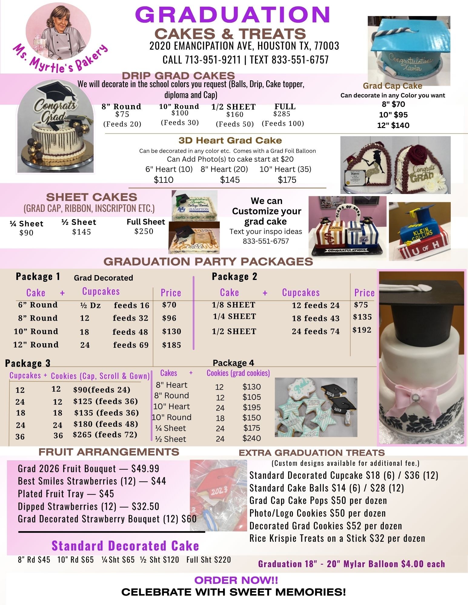 Graduation Cakes