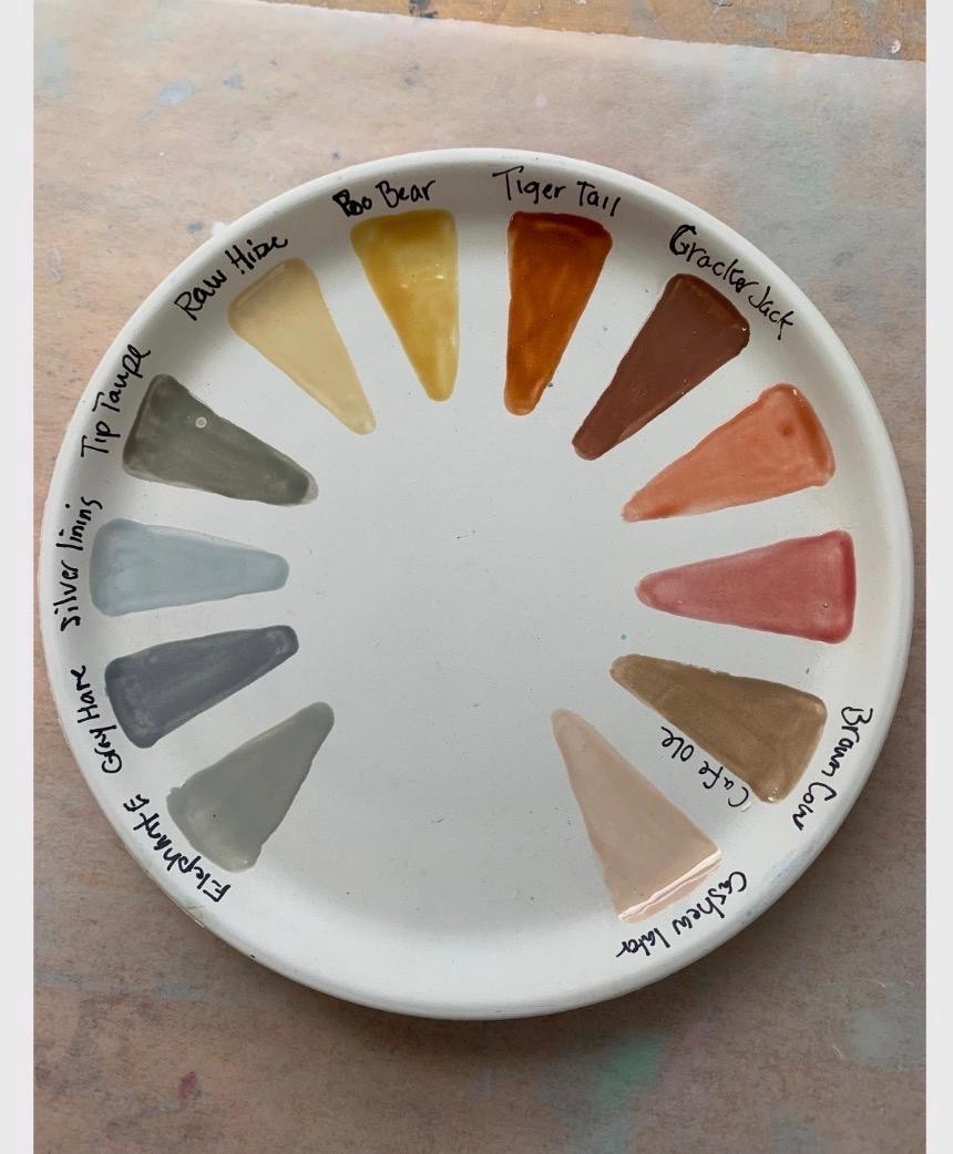 Custom Handprint Ceramic Dish, Baby Keepsake Jewelry Plate, Personalized Initial Bowl, view 9