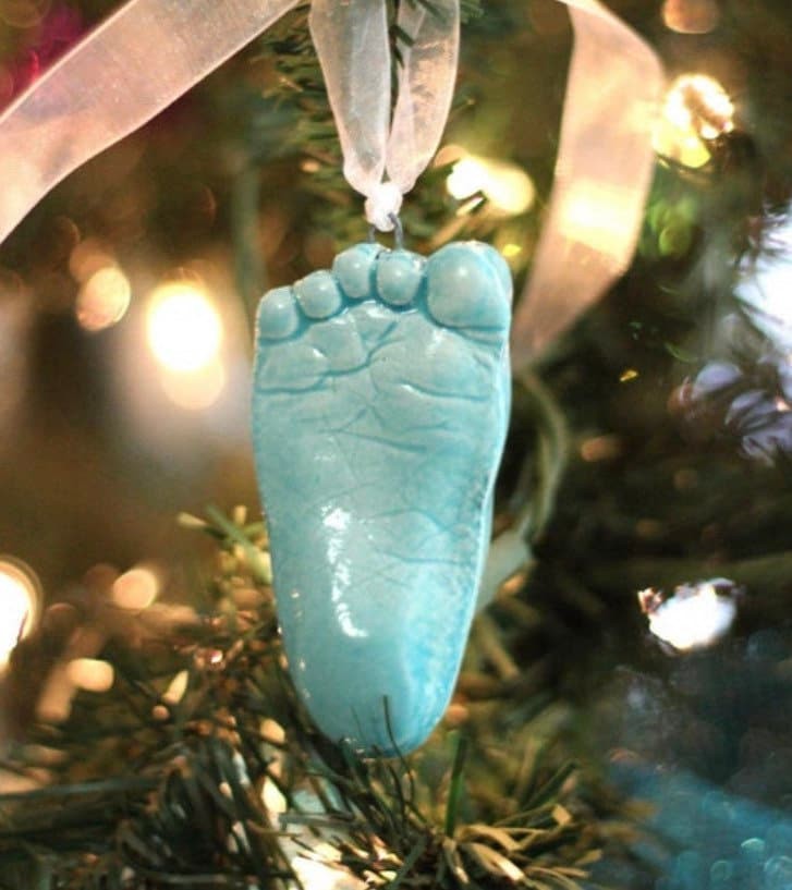 Baby Footprint Ornament Kit – Keepsake Mold for Cherished Memories