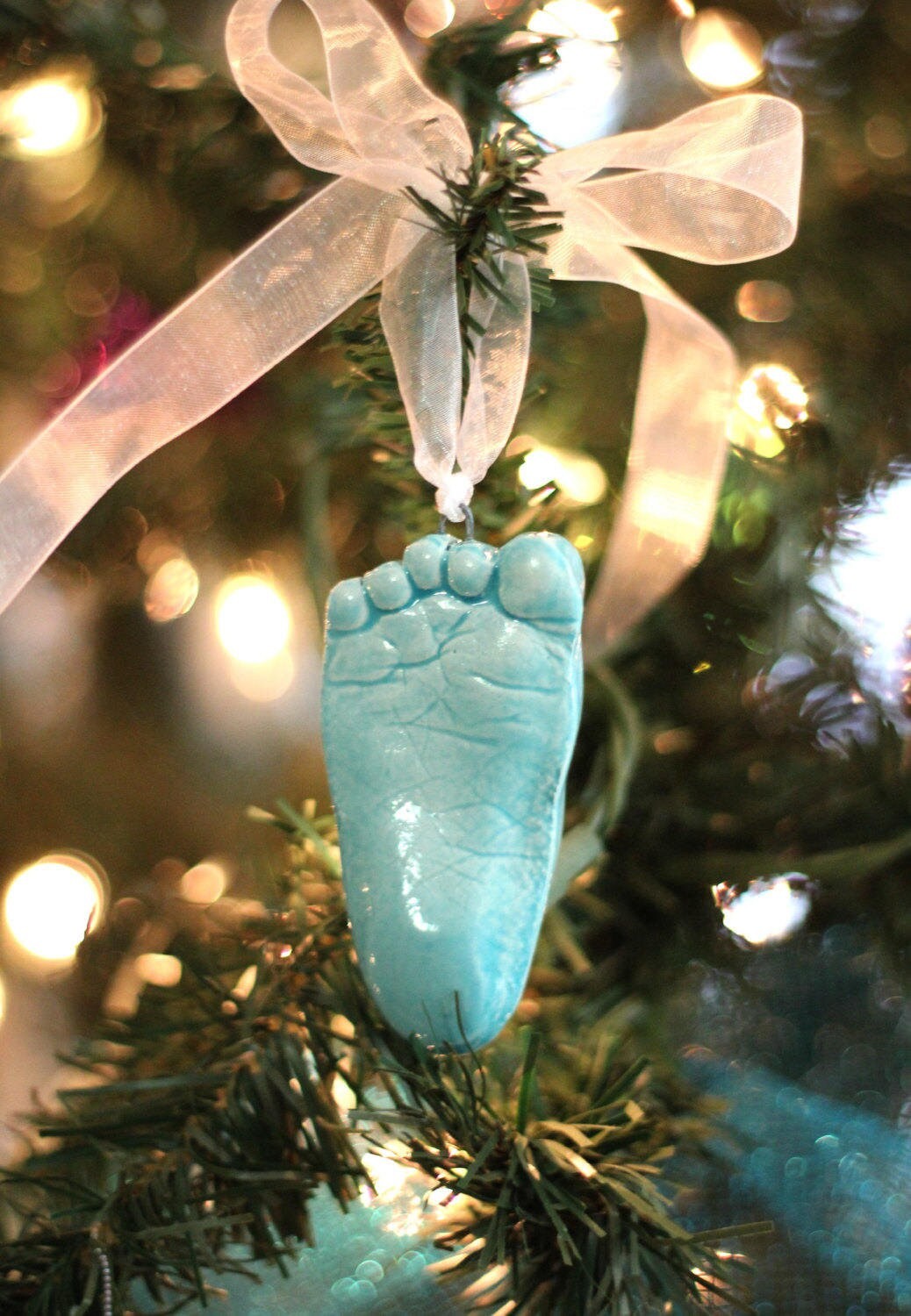 Baby Footprint Ornament Kit – Keepsake Mold for Cherished Memories, view 2