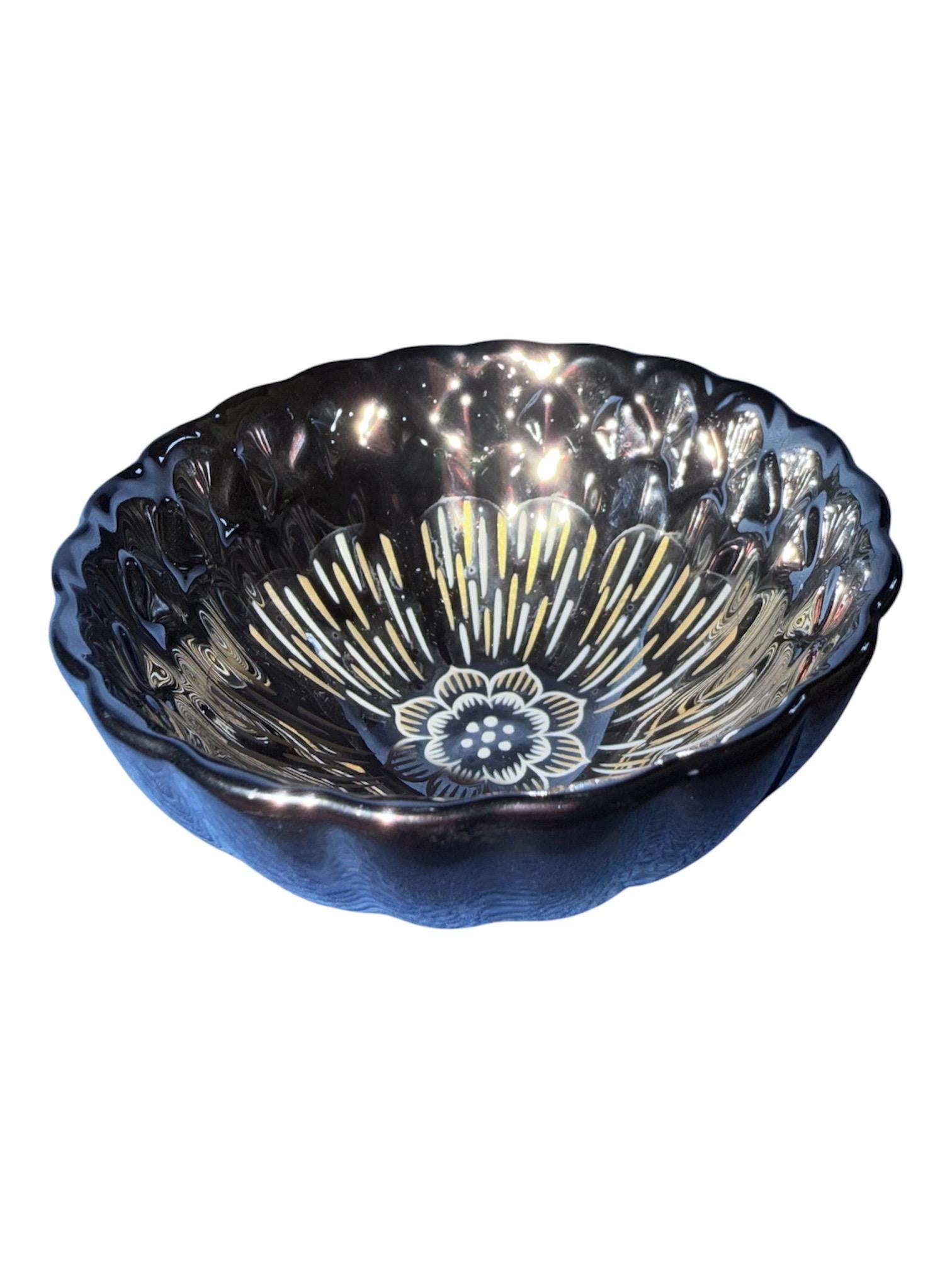 Luminous Porcelain Bowl That Glows with Candlelight, Decorative Translucent Dish, Unique Nightlight Home Accent, view 4