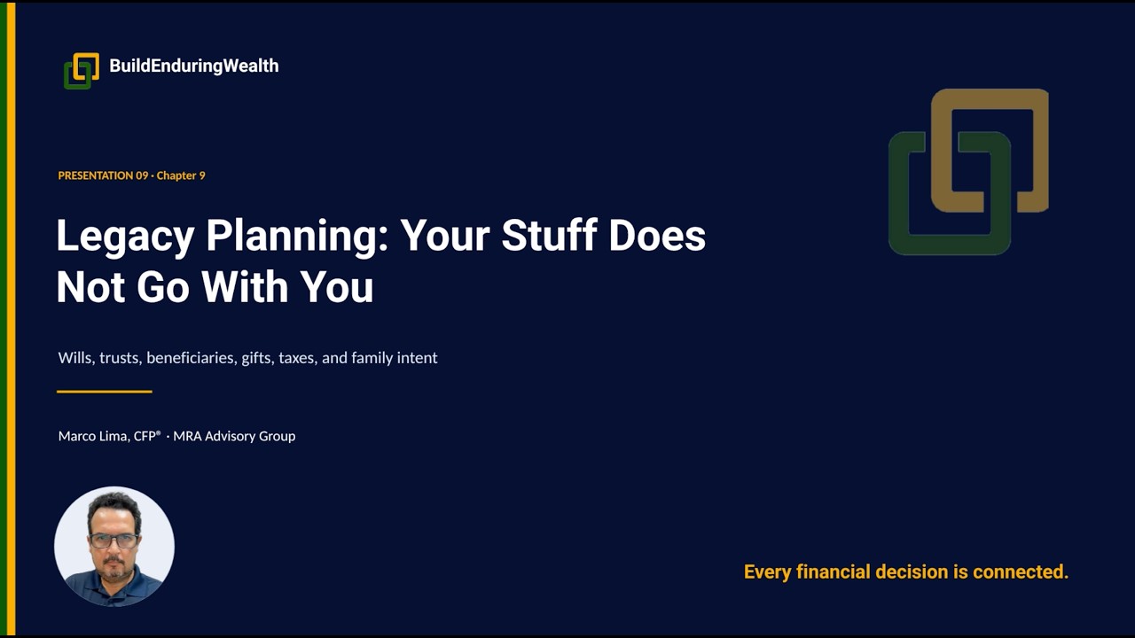 Episode 9: Legacy Planning