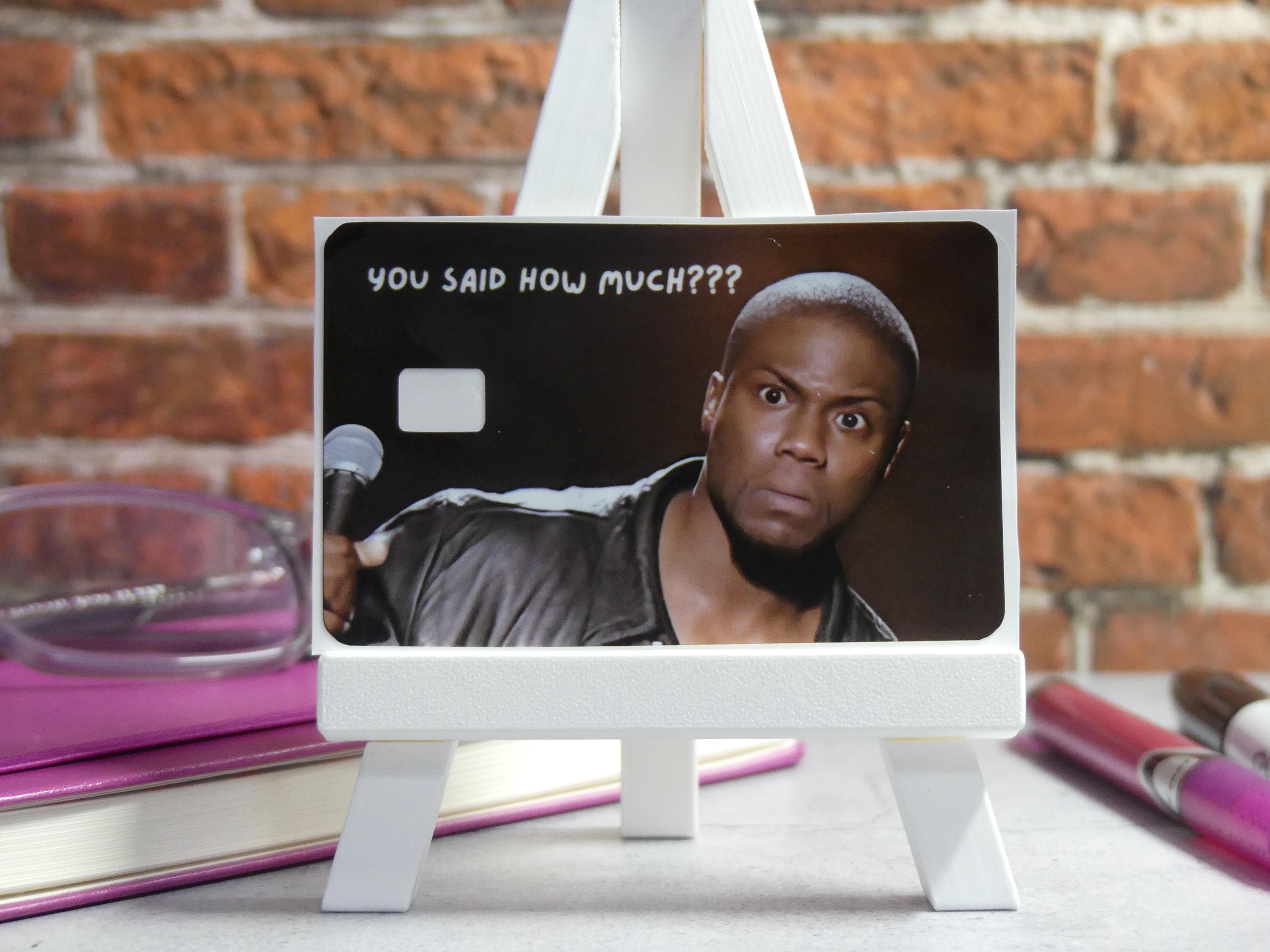 You Said How Much Card Skin, Funny Waterproof Vinyl Debit Sticker Cover