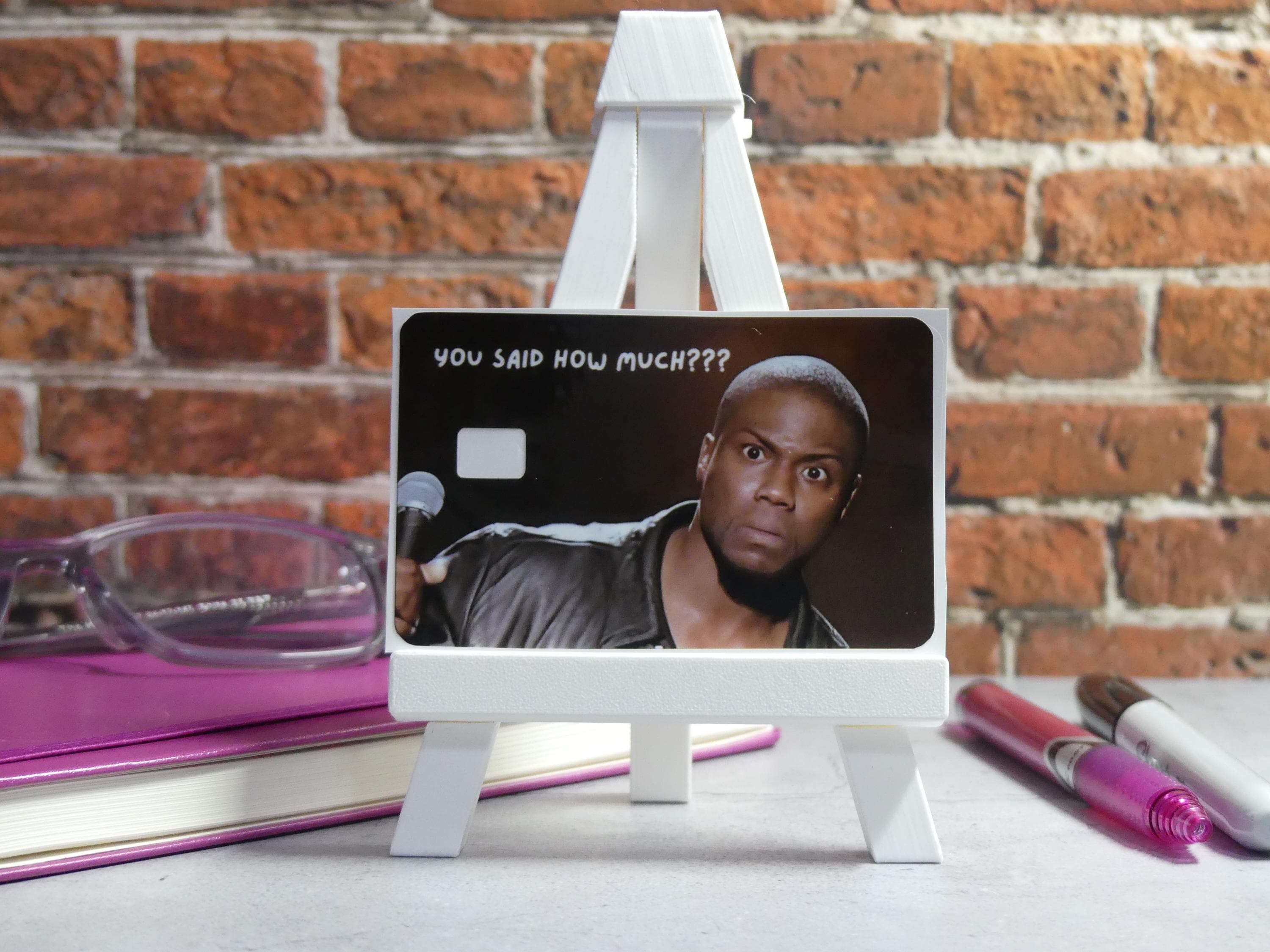 You Said How Much Card Skin, Funny Waterproof Vinyl Debit Sticker Cover, view 4