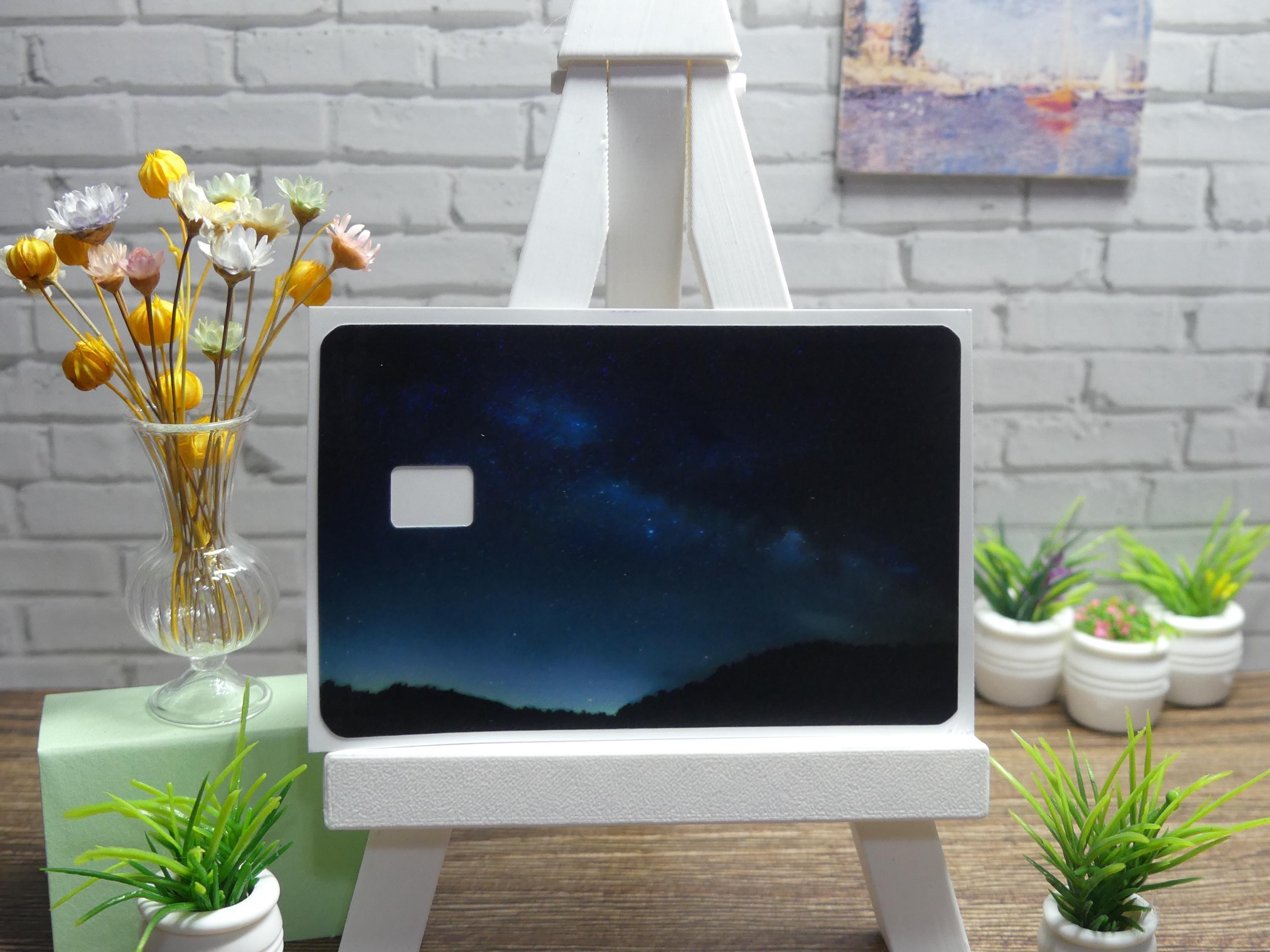 Credit Card Decal | Milky Way Galaxy Vinyl Skin | Protective Card Wrap