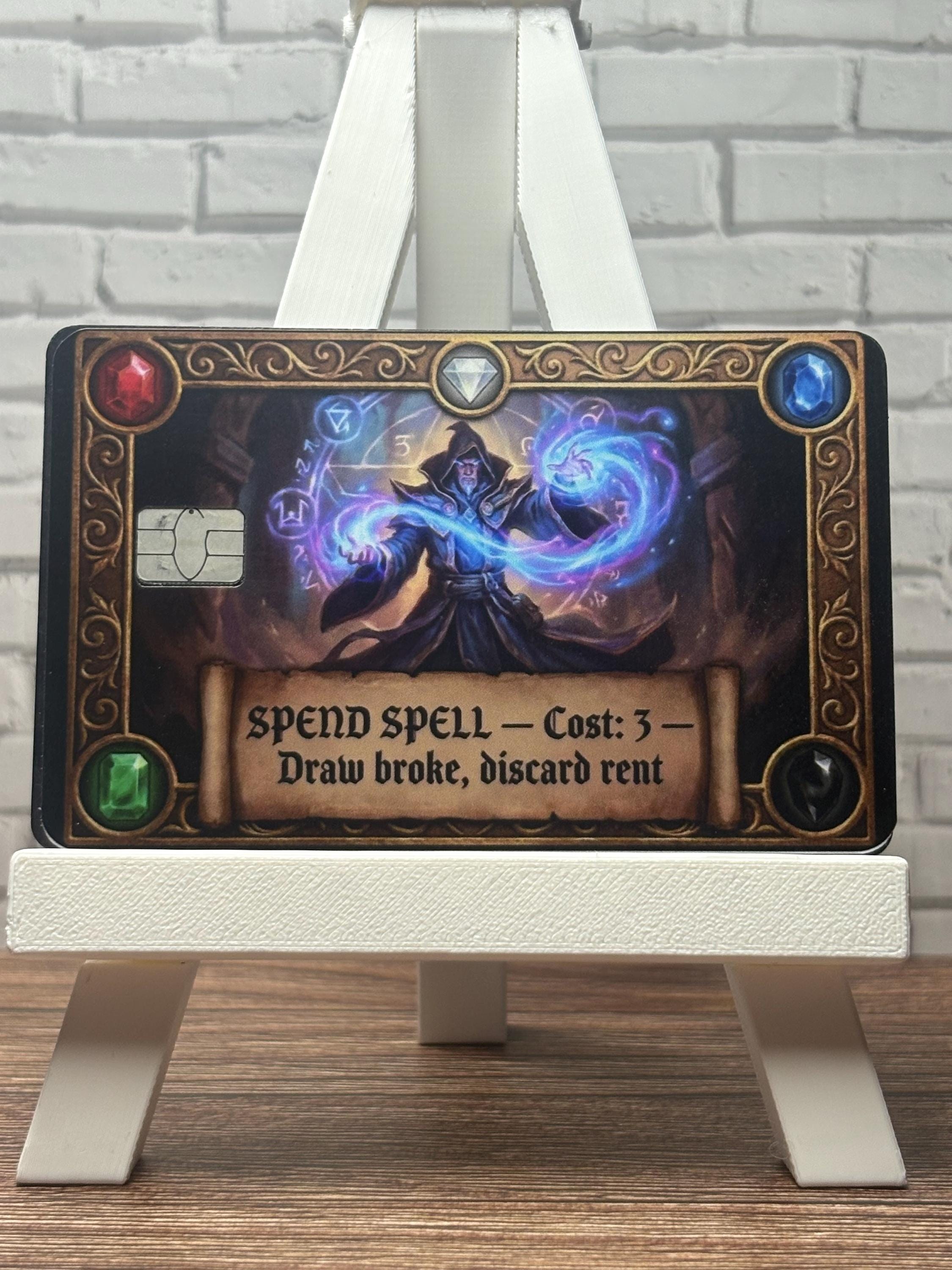 Fantasy TCG Credit Card Skin, Vinyl Decal, Trading Card Gamer Wrap