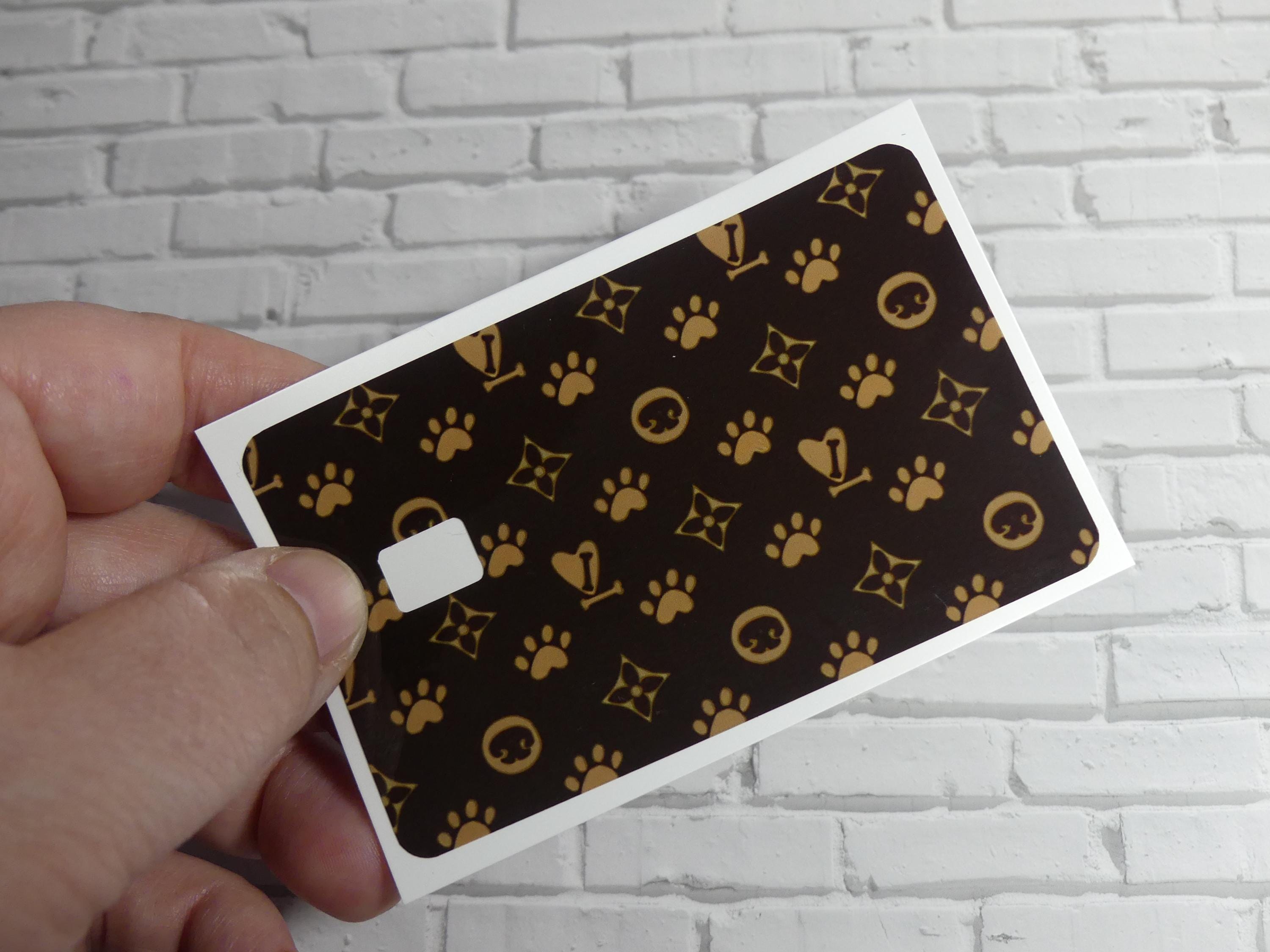 Paw Print Credit Card Decal, Luxury Style Vinyl Skin, Pet Lover, view 4
