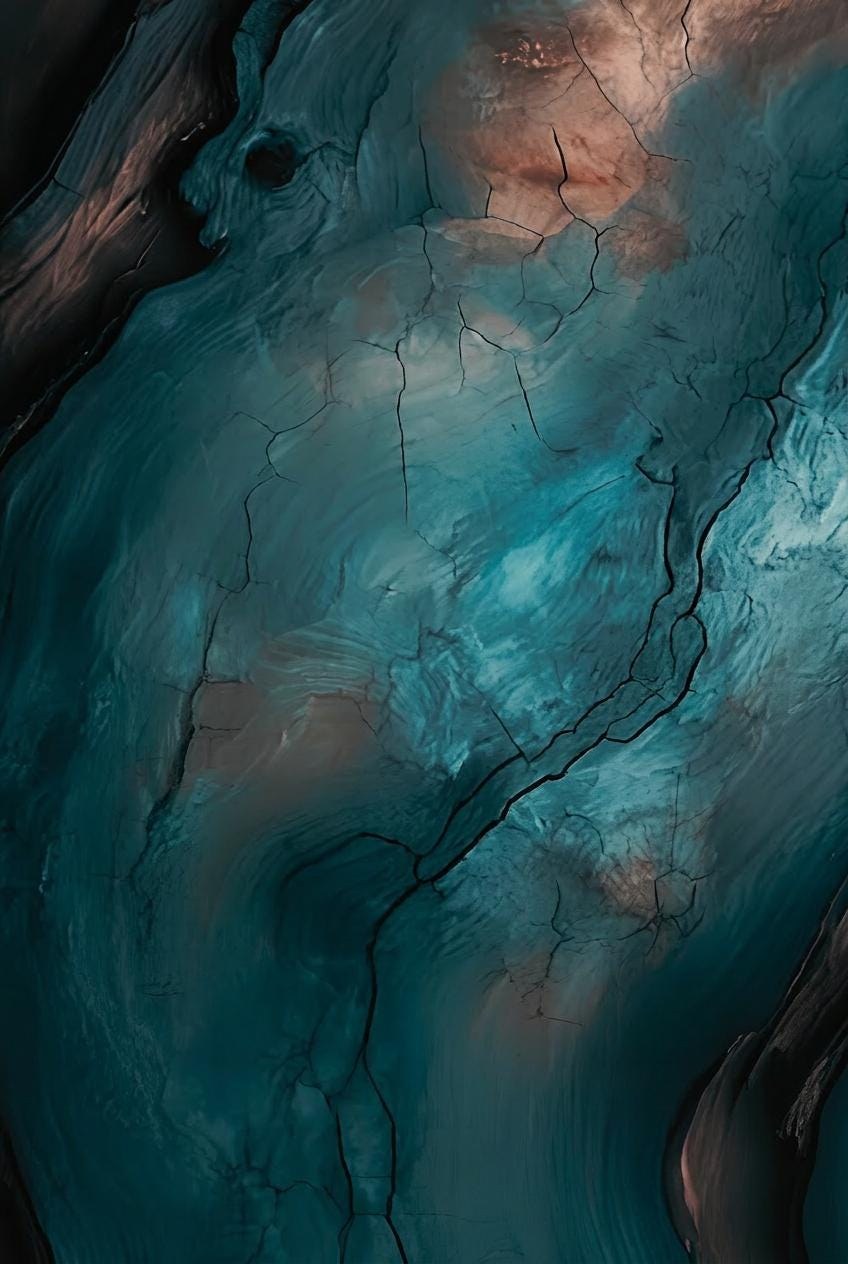 Moody Teal Marble Kindle Skin, Dark Academia Vinyl Wrap (Paperwhite, Oasis), view 5