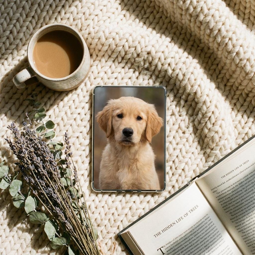 Custom Photo Kindle Skin, Personalized Pet Portrait Wrap, Book Lover Gift