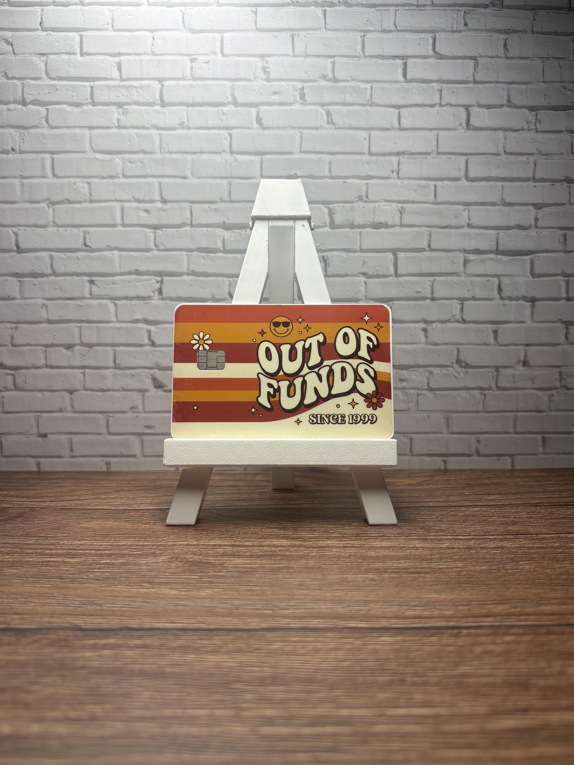 Retro Sunset Card Skin, Y2K Broke Girl Sticker, 90s Debit Card Cover, view 4