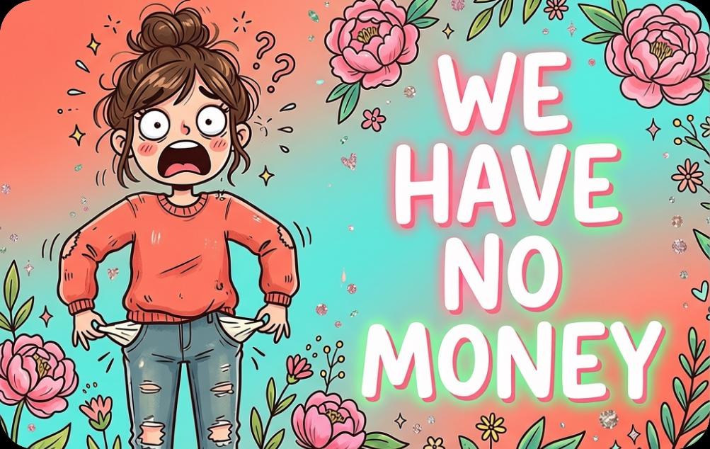 Honestly Broke Card Skin, We Have No Money Funny Debit Sticker Cover, view 5