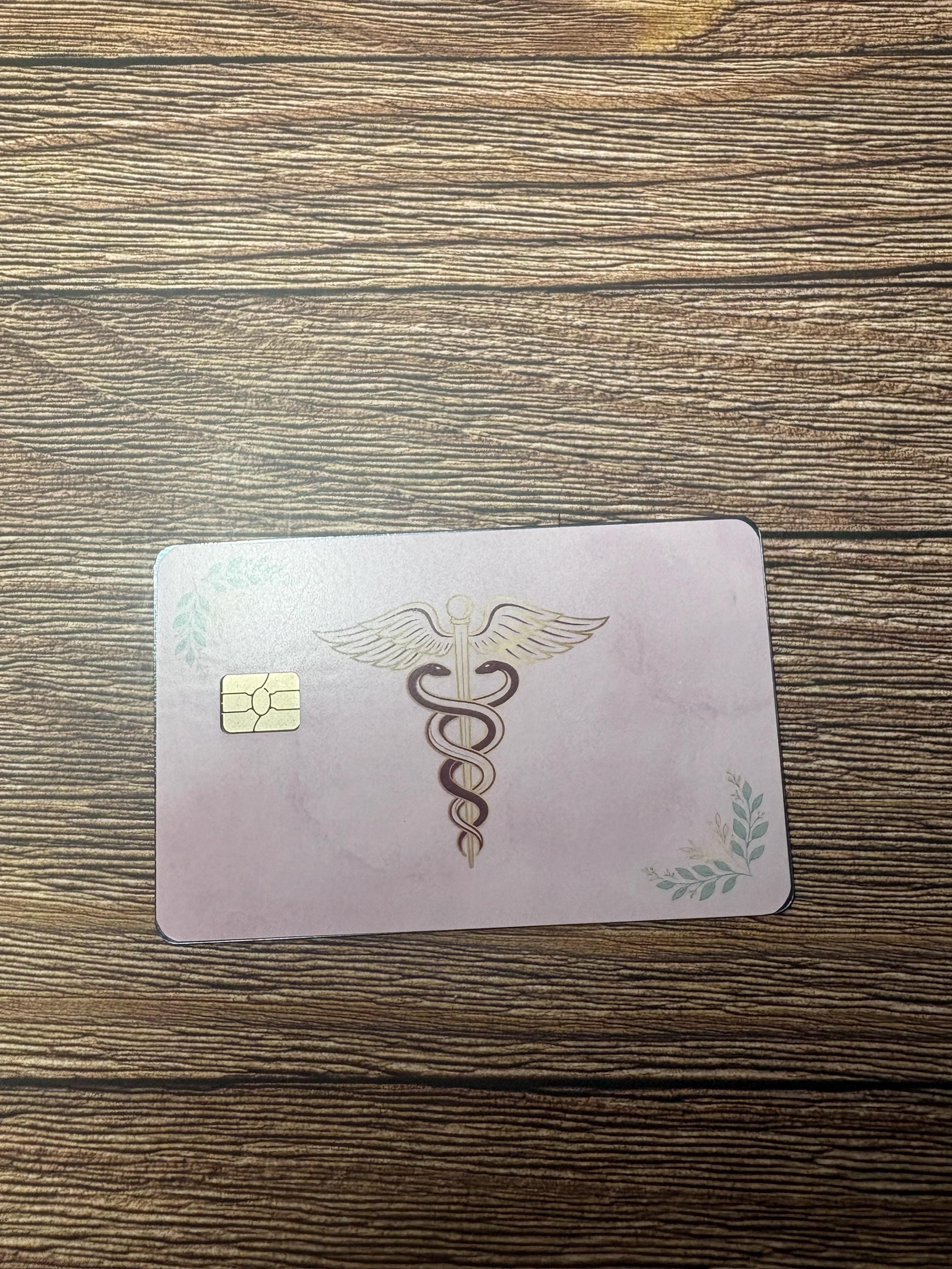 Nurse Card Skin, Nurse Debit Sticker, Stethoscope Heart Cover, RN Nursing Gift, view 4