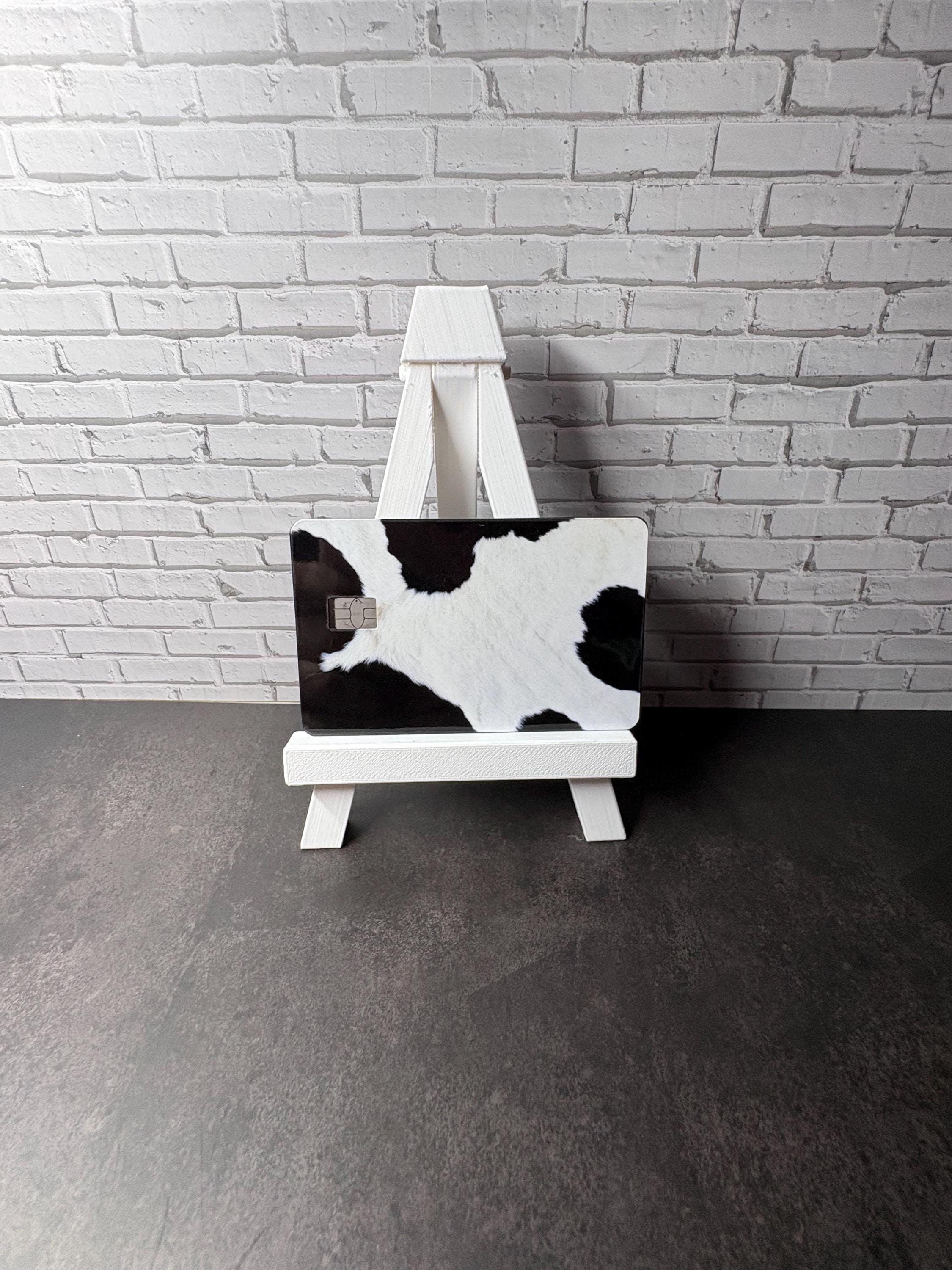 Cow Print Card Skin, Farmhouse Animal Vinyl Decal (Waterproof), view 3
