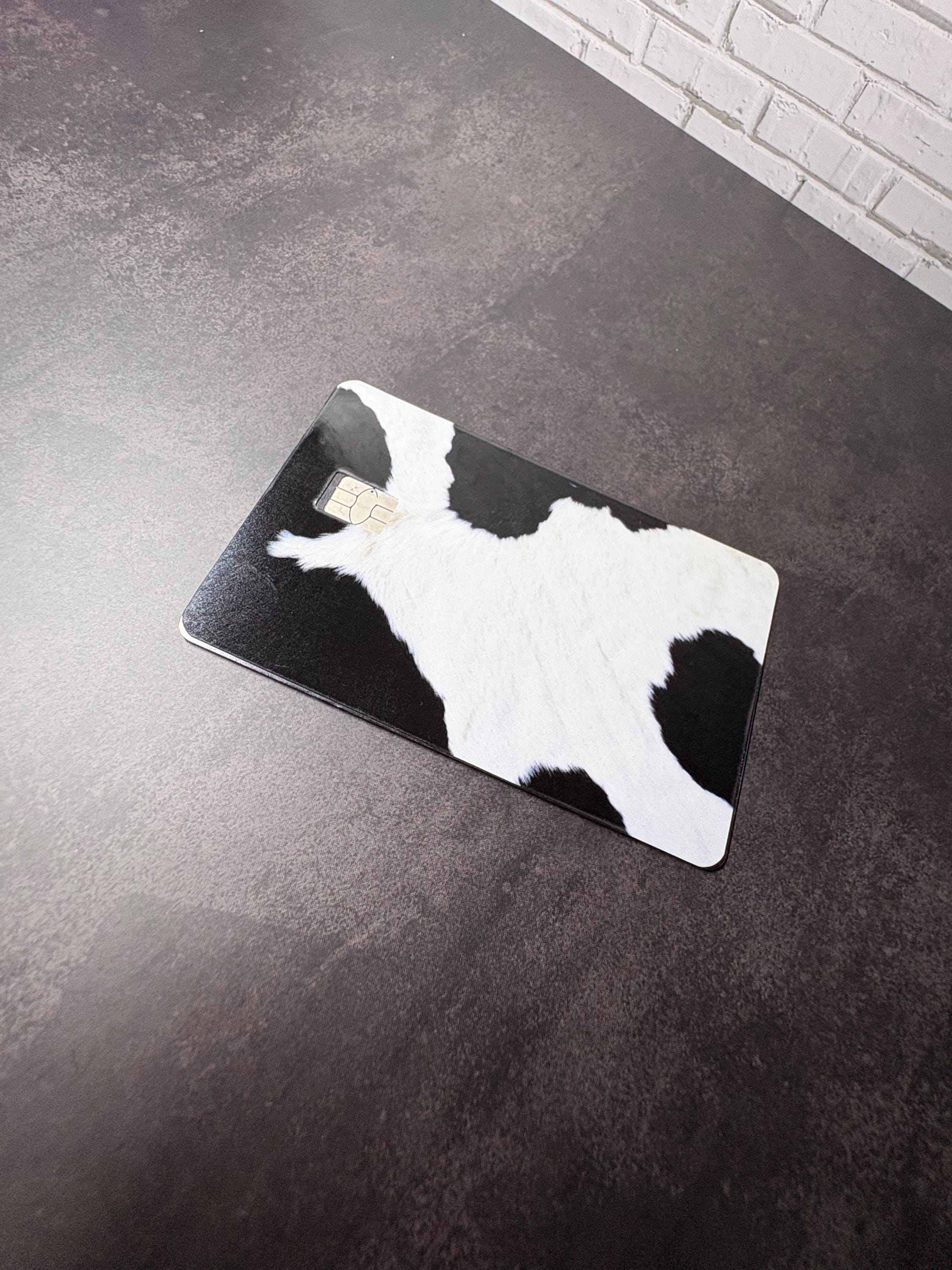 Cow Print Card Skin, Farmhouse Animal Vinyl Decal (Waterproof), view 5