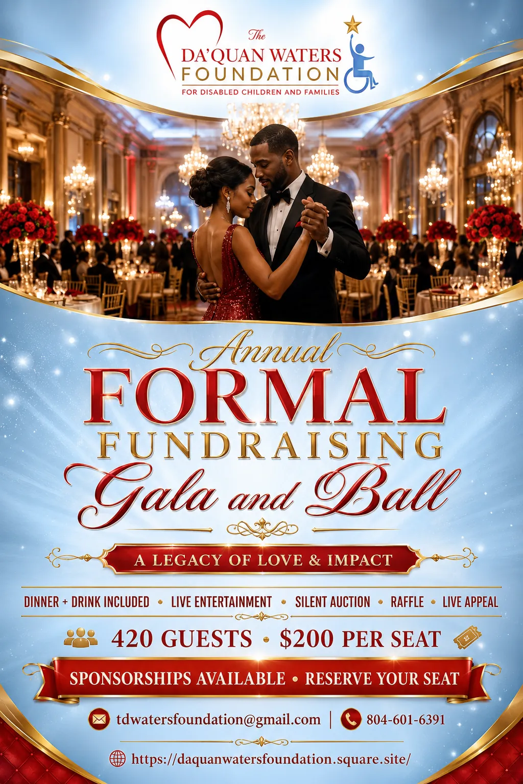 Da’Quan Waters Foundation event