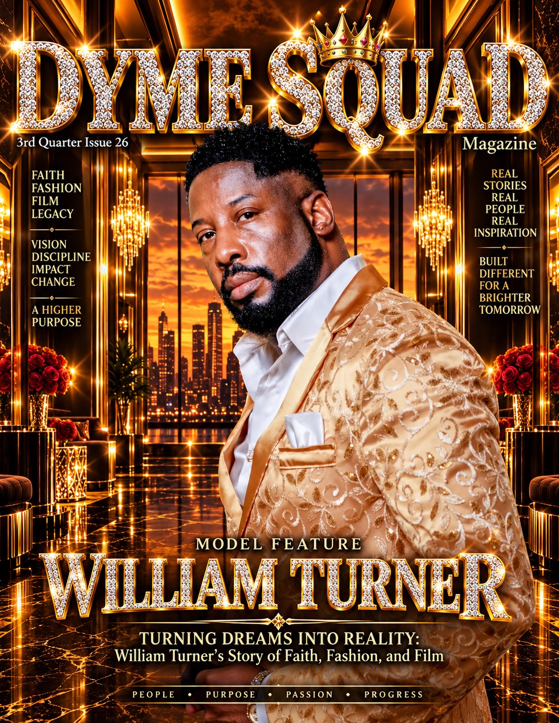 Dyme Squad Magazine cover featuring William Turner