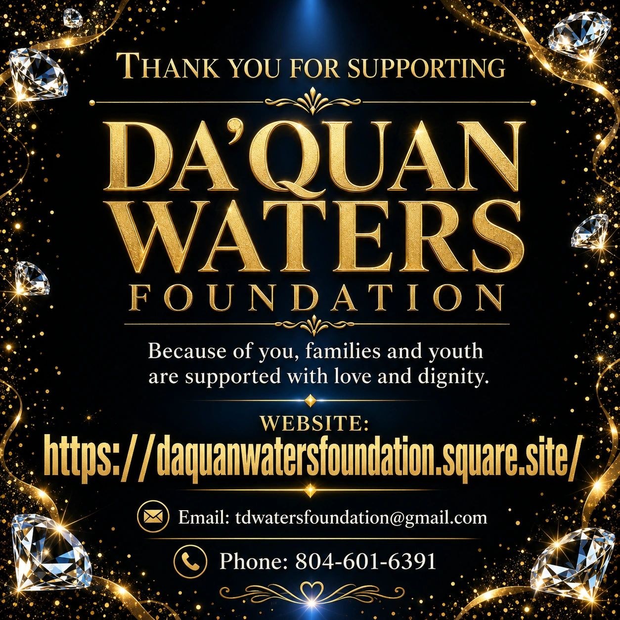 Da’Quan Waters Foundation logo