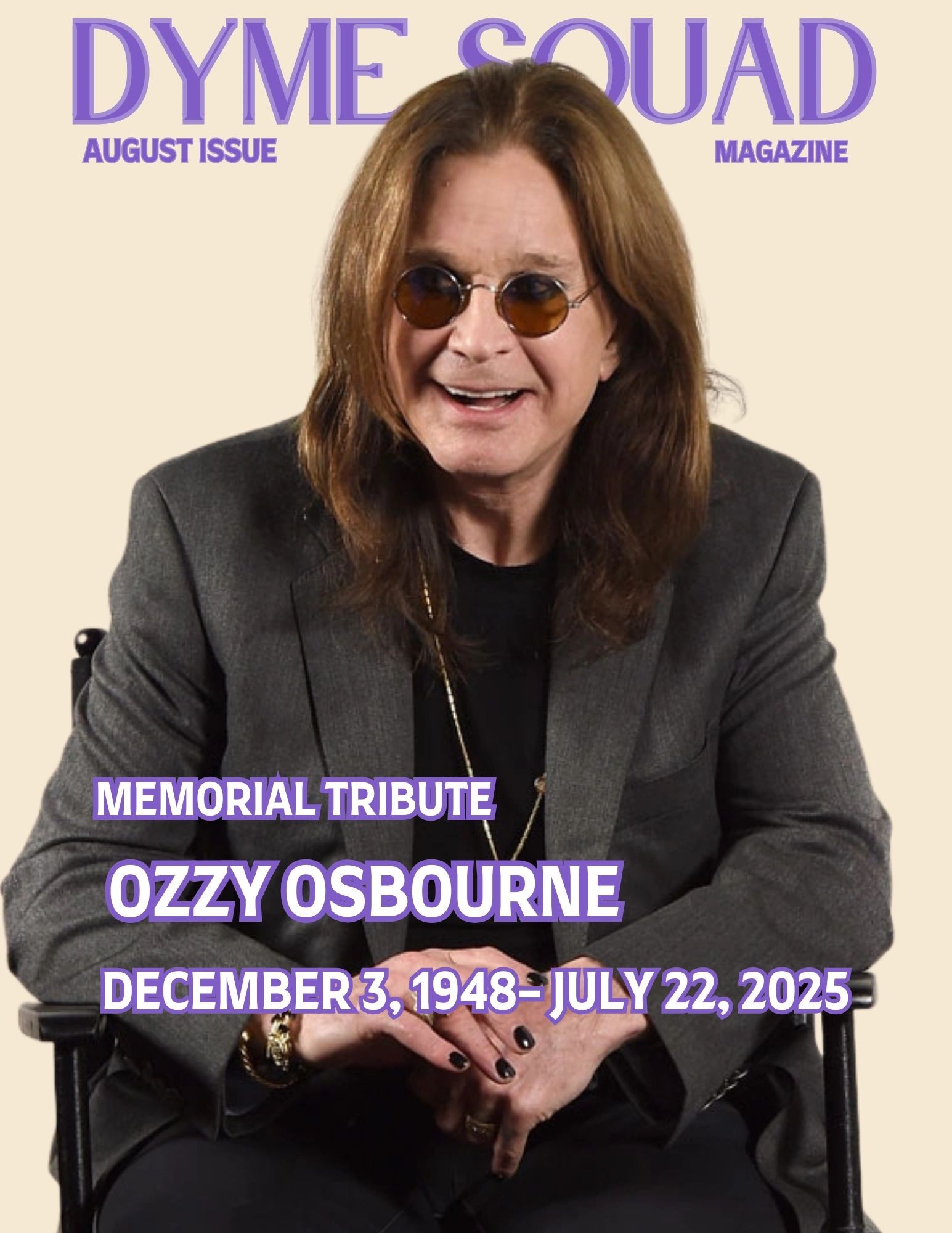 Ozzy Osbourne original tribute image