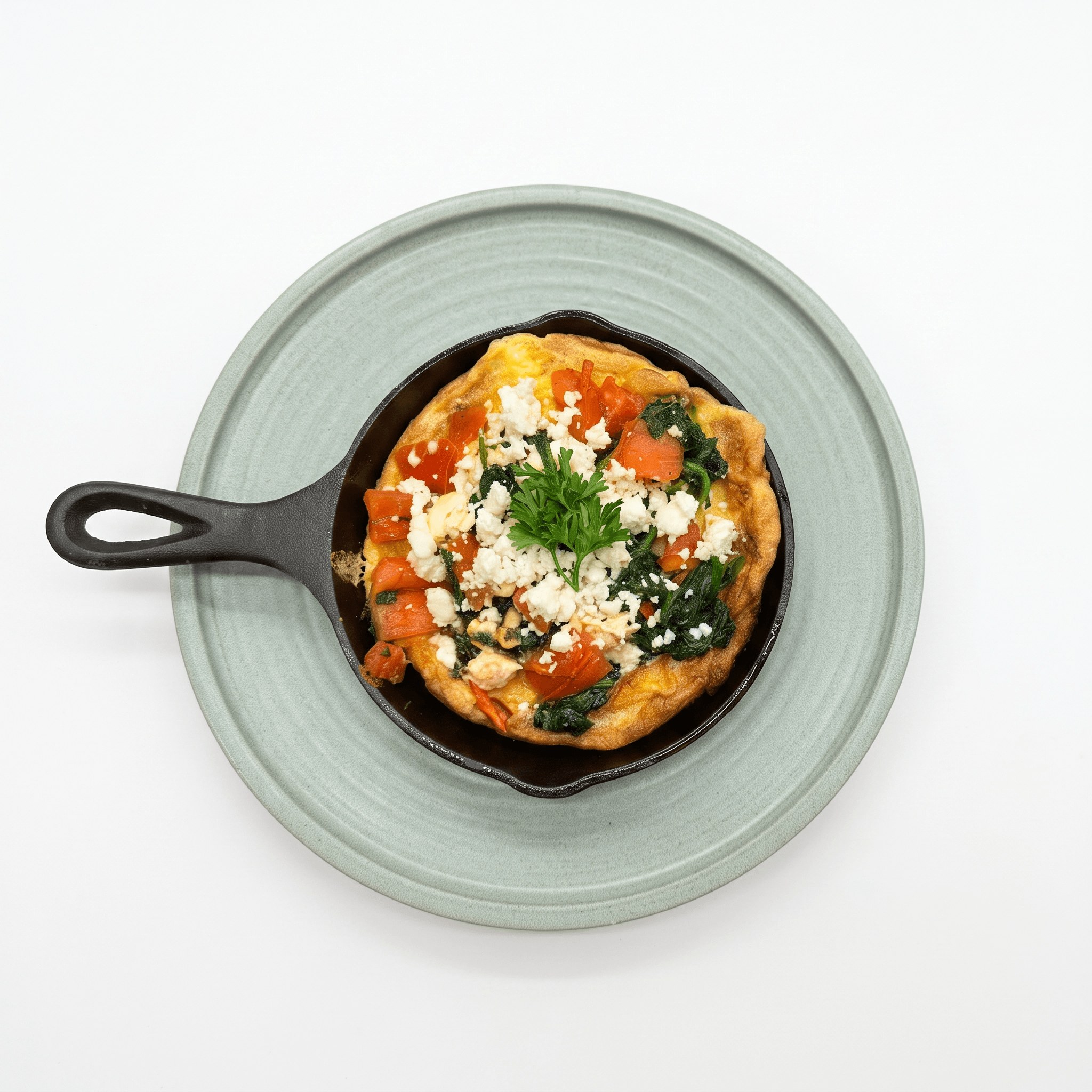 Greek brunch omelet