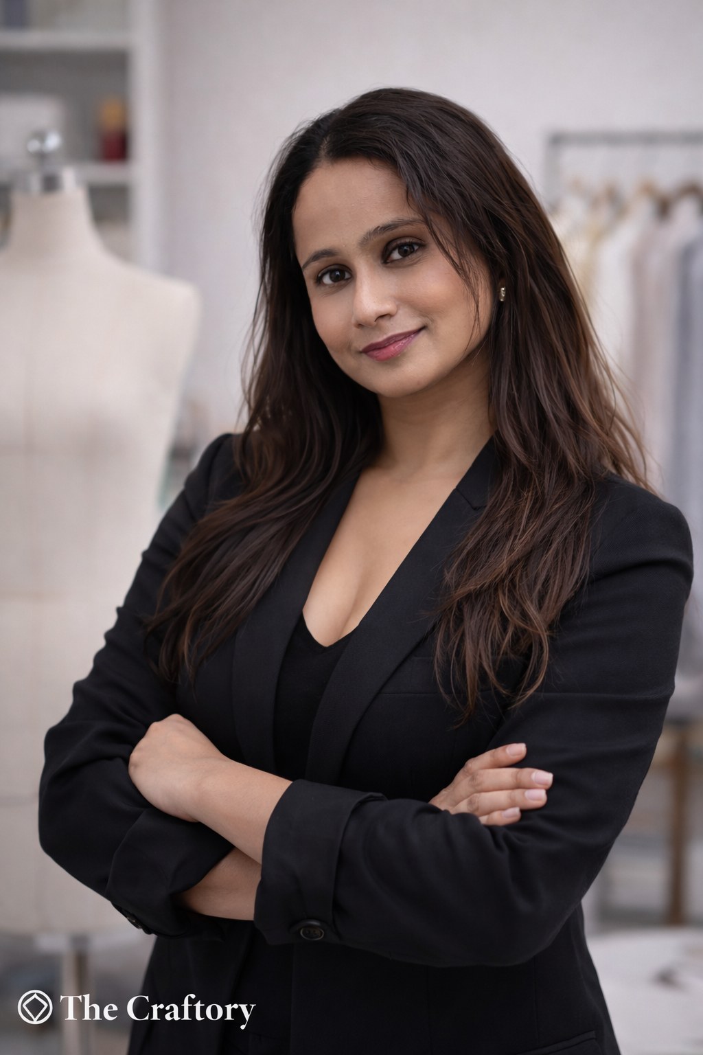 Rimi, founder and designer of The Craftory Couture By Rimi
