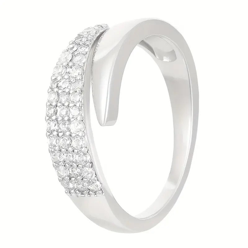 Elegant Adjustable Sparkle Ring