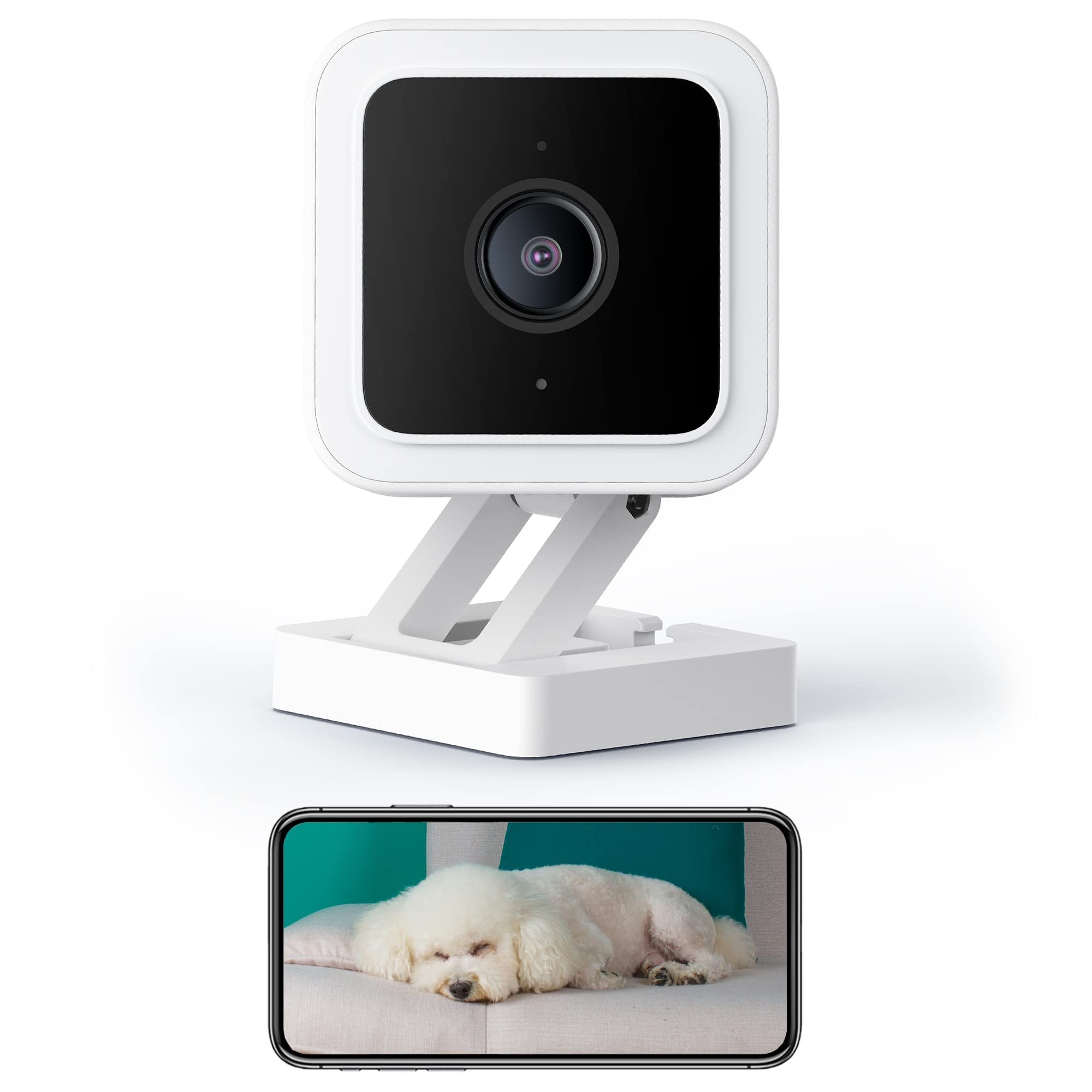 Wyze Cam v3 Indoor/Outdoor Smart Security Camera 1080p Color Night Vision Two-Way Audio Motion Detection for Baby Pet Home Monitor Works with Alexa