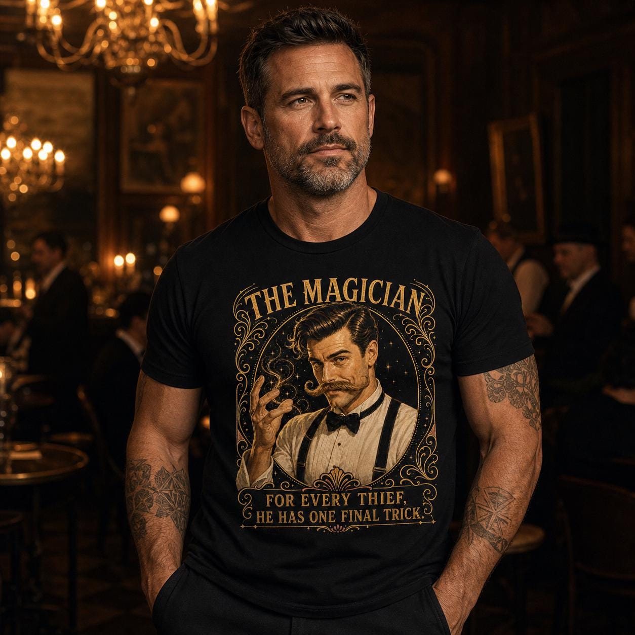 The Magician For Every Thief He Has One Final Trick Vintage Tee