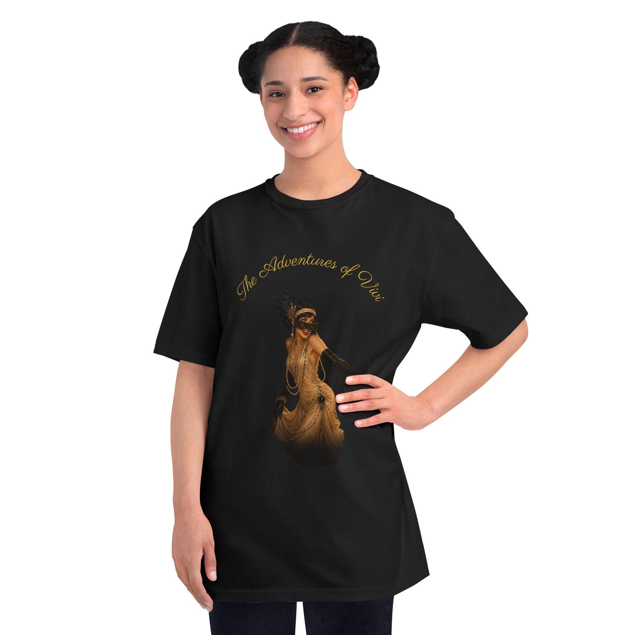 The Adventures of Vivienne T-Shirt Vintage Art Drama Graphic Tee, product view 4