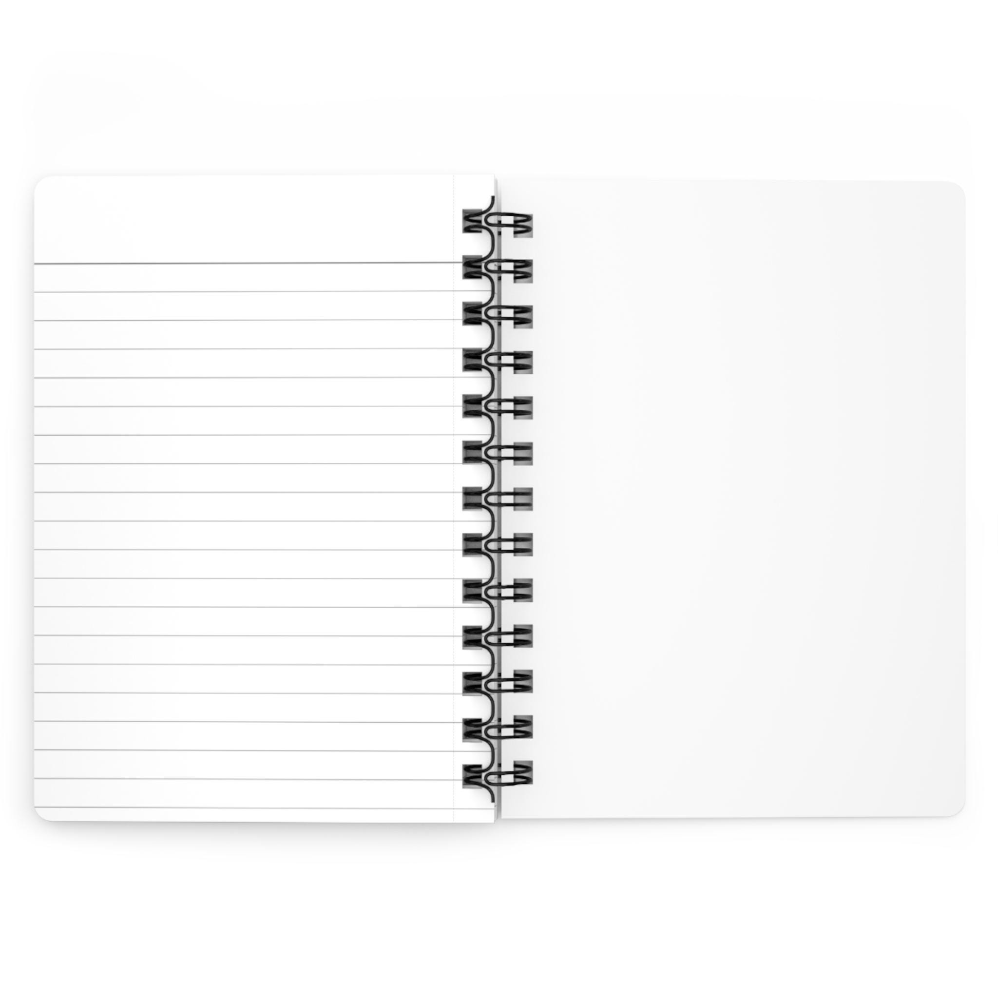 Halloween Masquerade Journal — Gothic Art Nouveau Spiral Notebook, product view 6