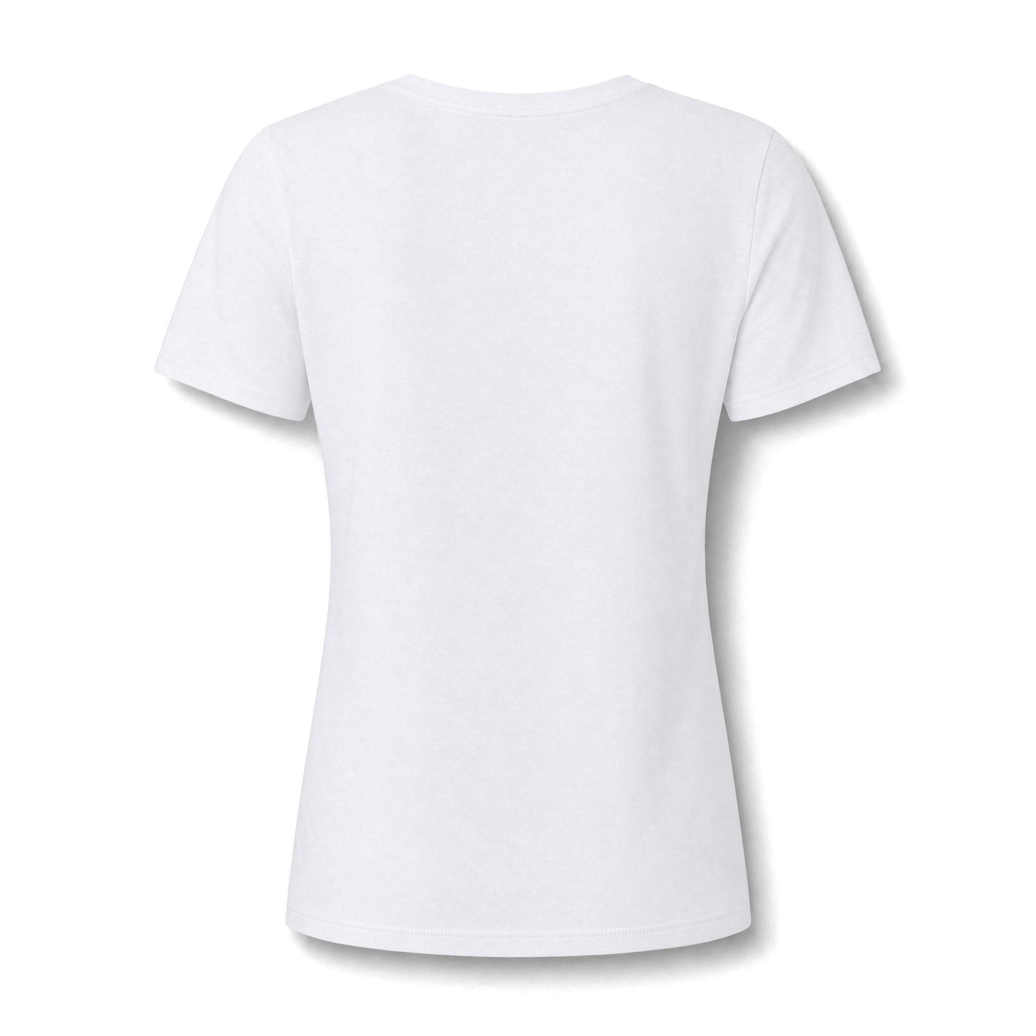 Generation X Floral V-Neck Tee We Do What We Want" Retro Graphic, product view 3