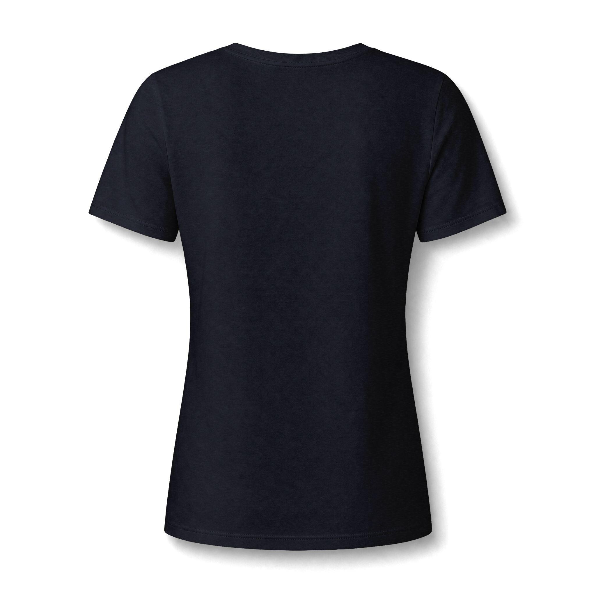 Generation X Floral V-Neck Tee We Do What We Want" Retro Graphic, product view 5