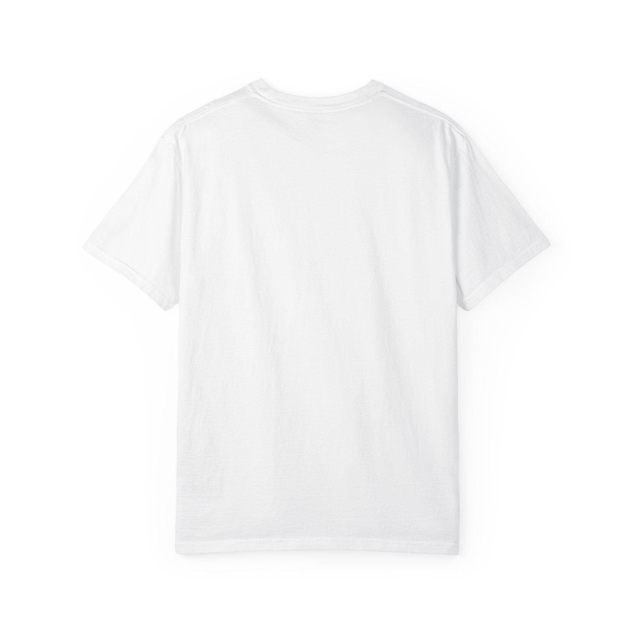 Teacher T-Shirt – Colorful School Icons, Garment-Dyed Cotton Tee, product view 3