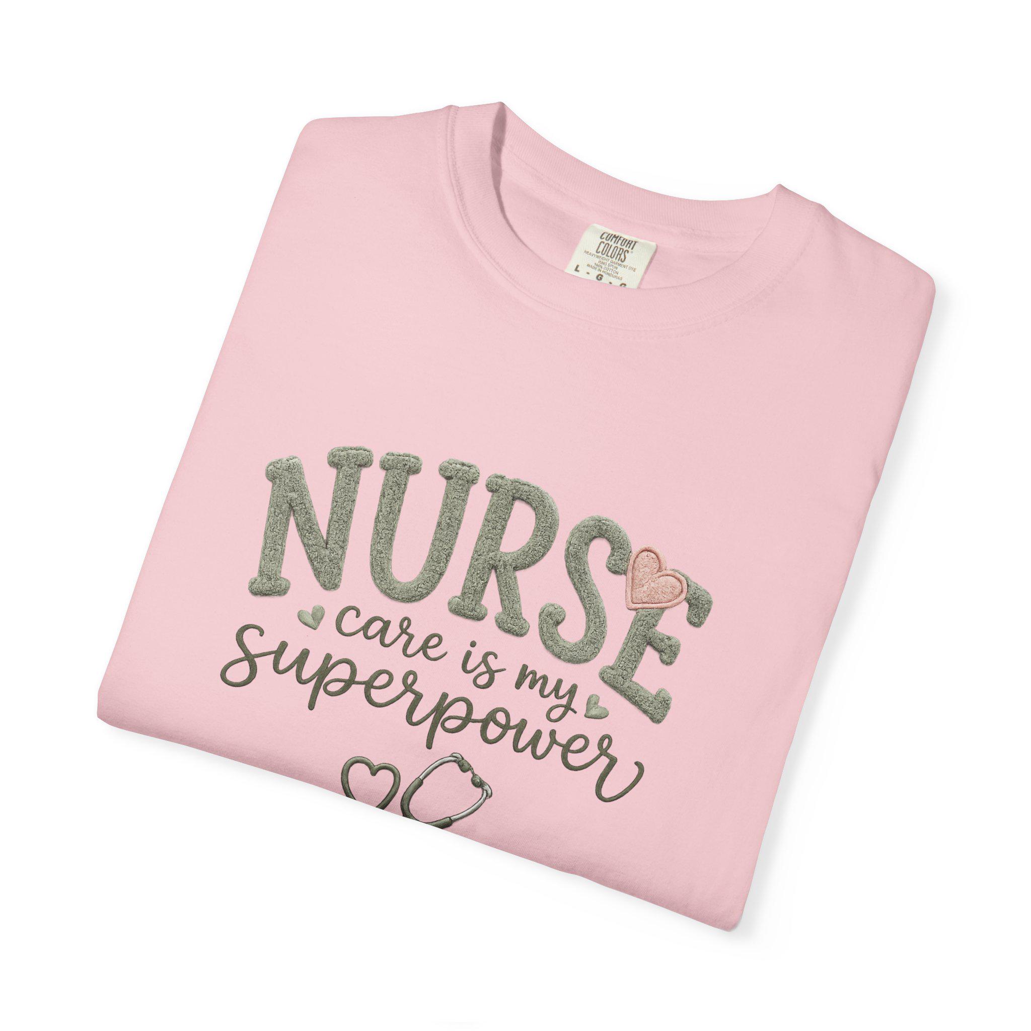 Nurse Care Is My Superpower T-Shirt, product view 7